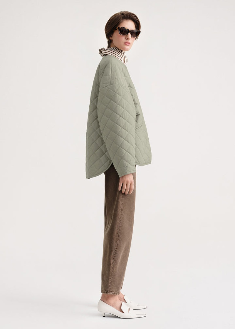 Quilted jacket wet sand 3