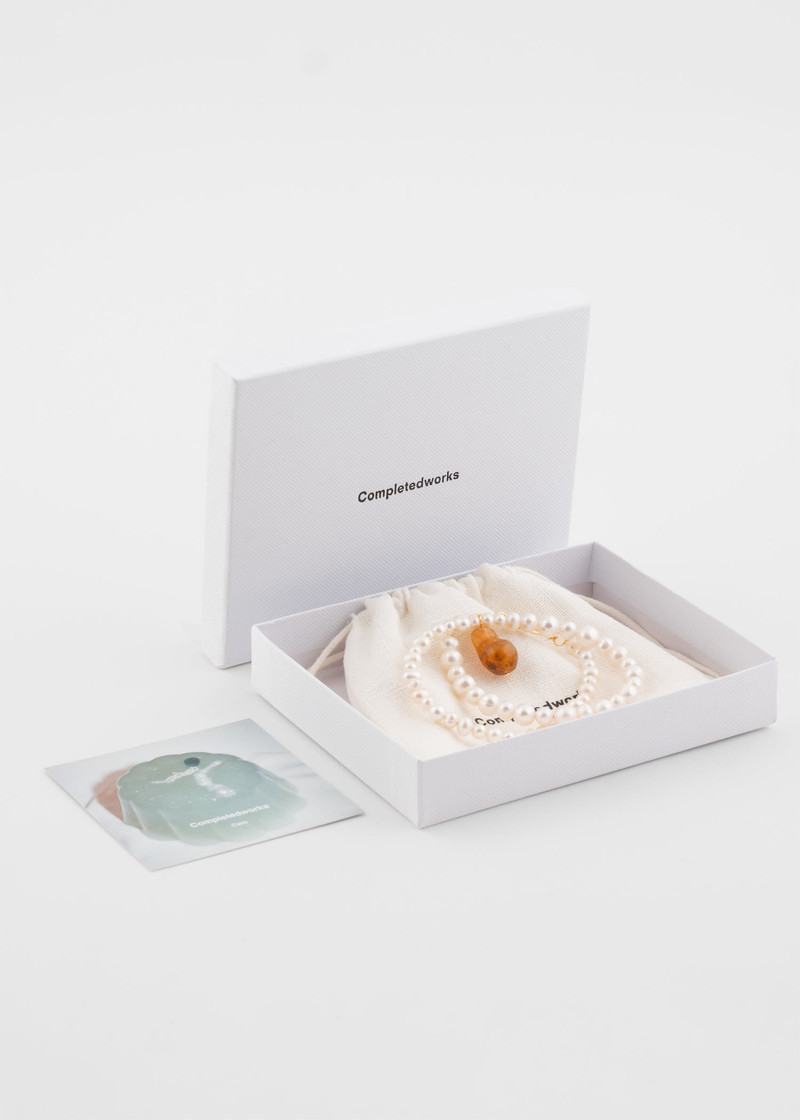 Pearl & Bio Resin Necklace by Completedworks 4