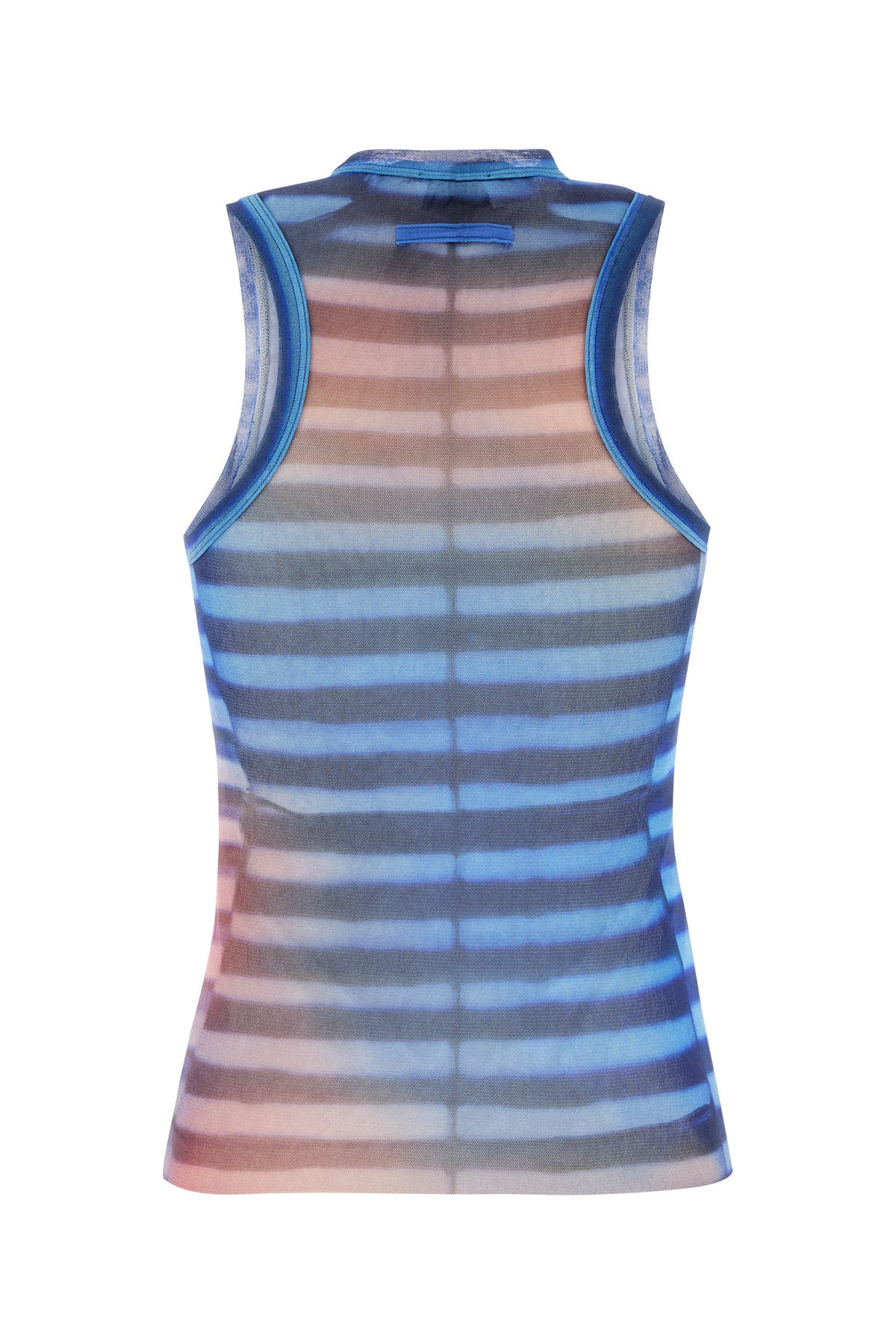 Printed tulle The Air tank top - 2