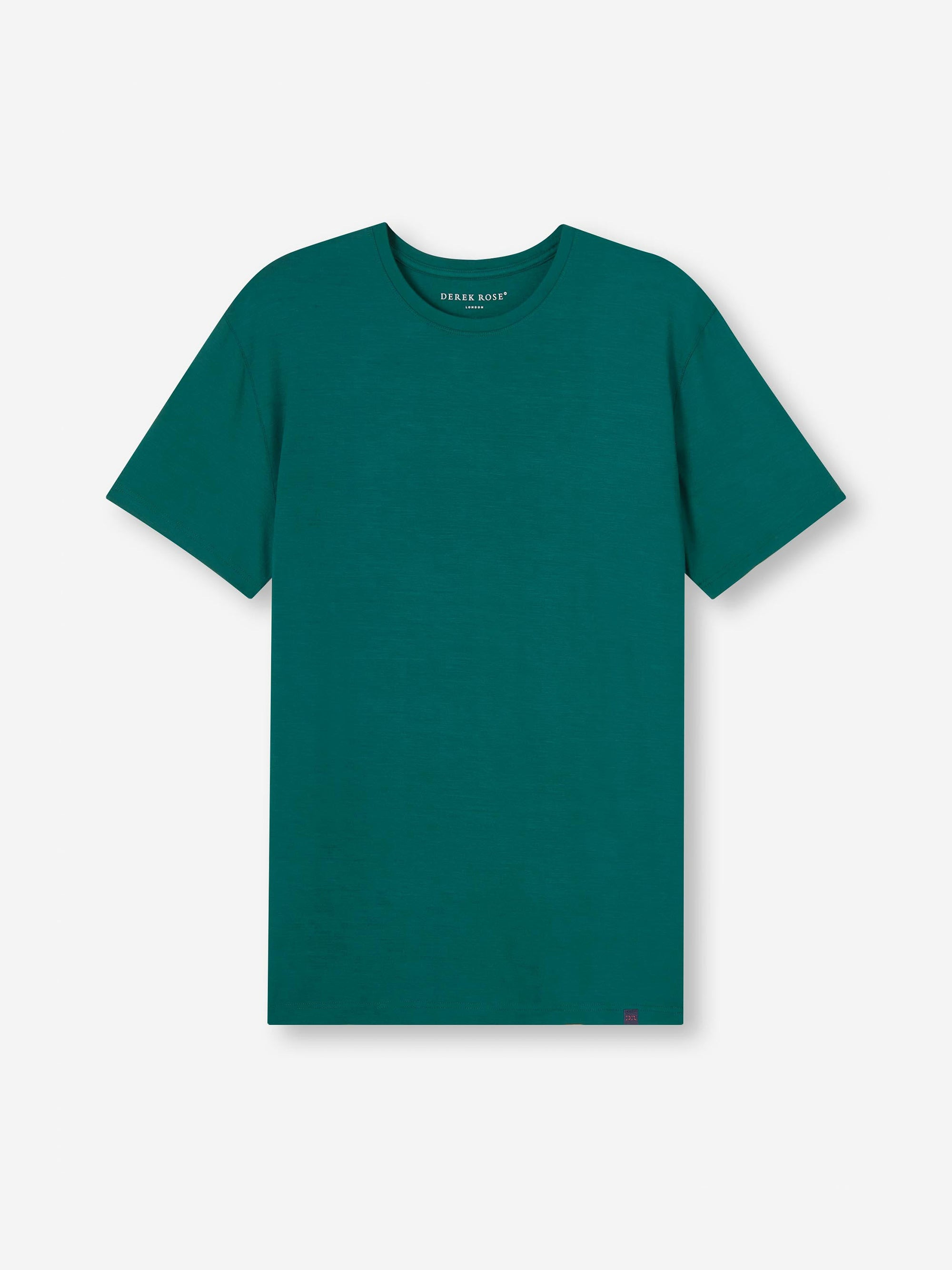 Men's T-Shirt Basel Micro Modal Stretch Pine Green - 2