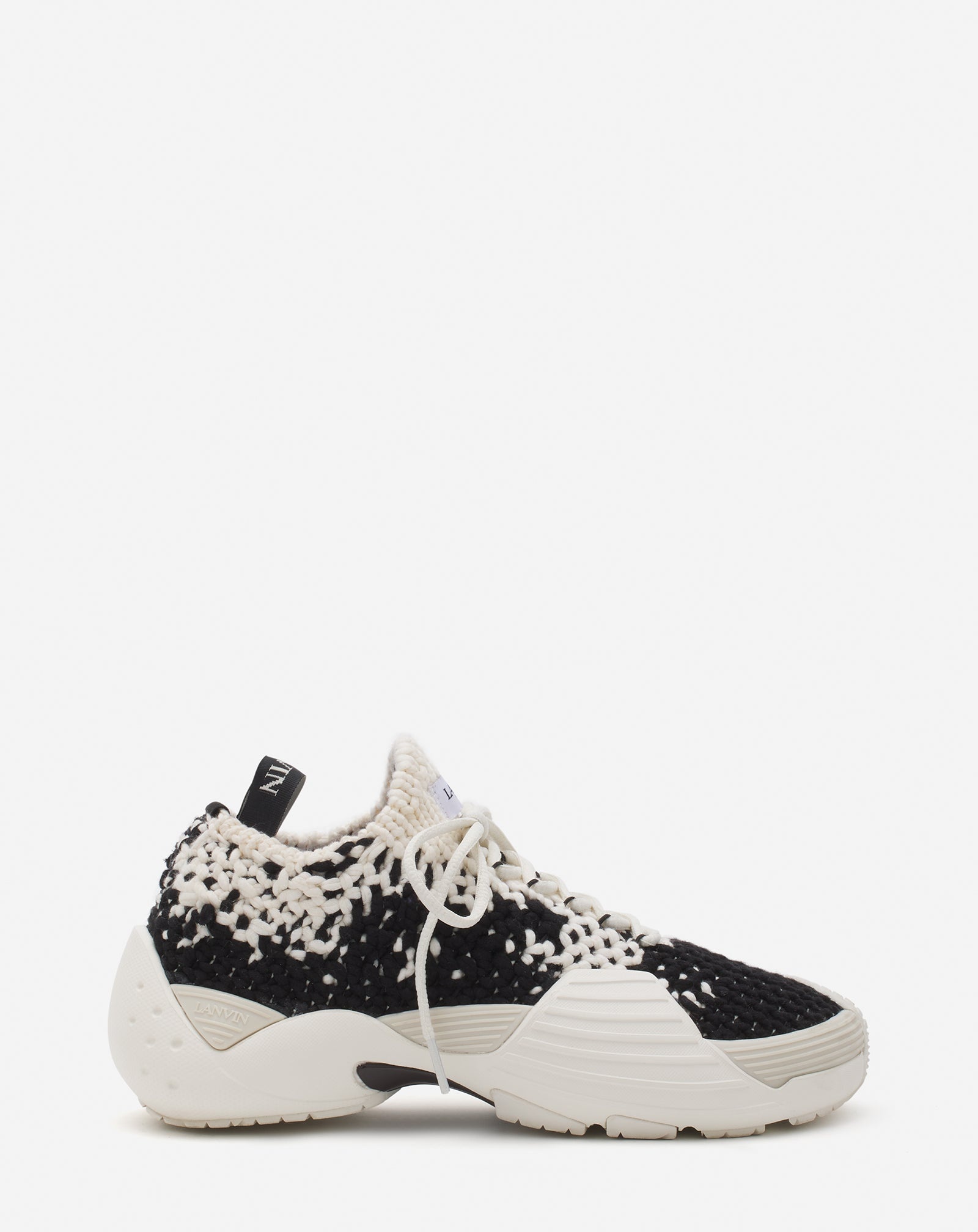 COTTON FLASH-KNIT SNEAKERS BY LANVIN - 1