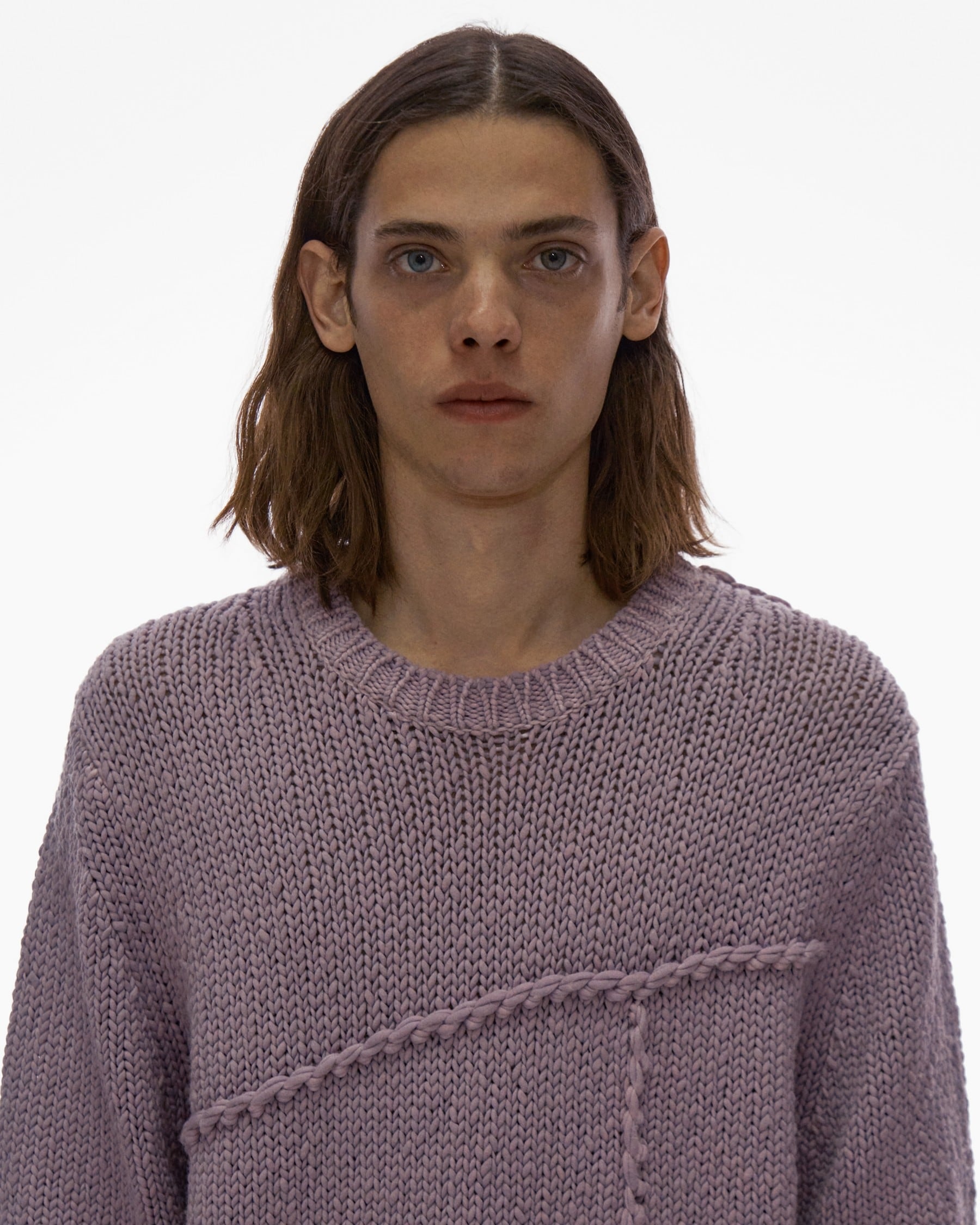 SEAMED CREWNECK SWEATER - 7