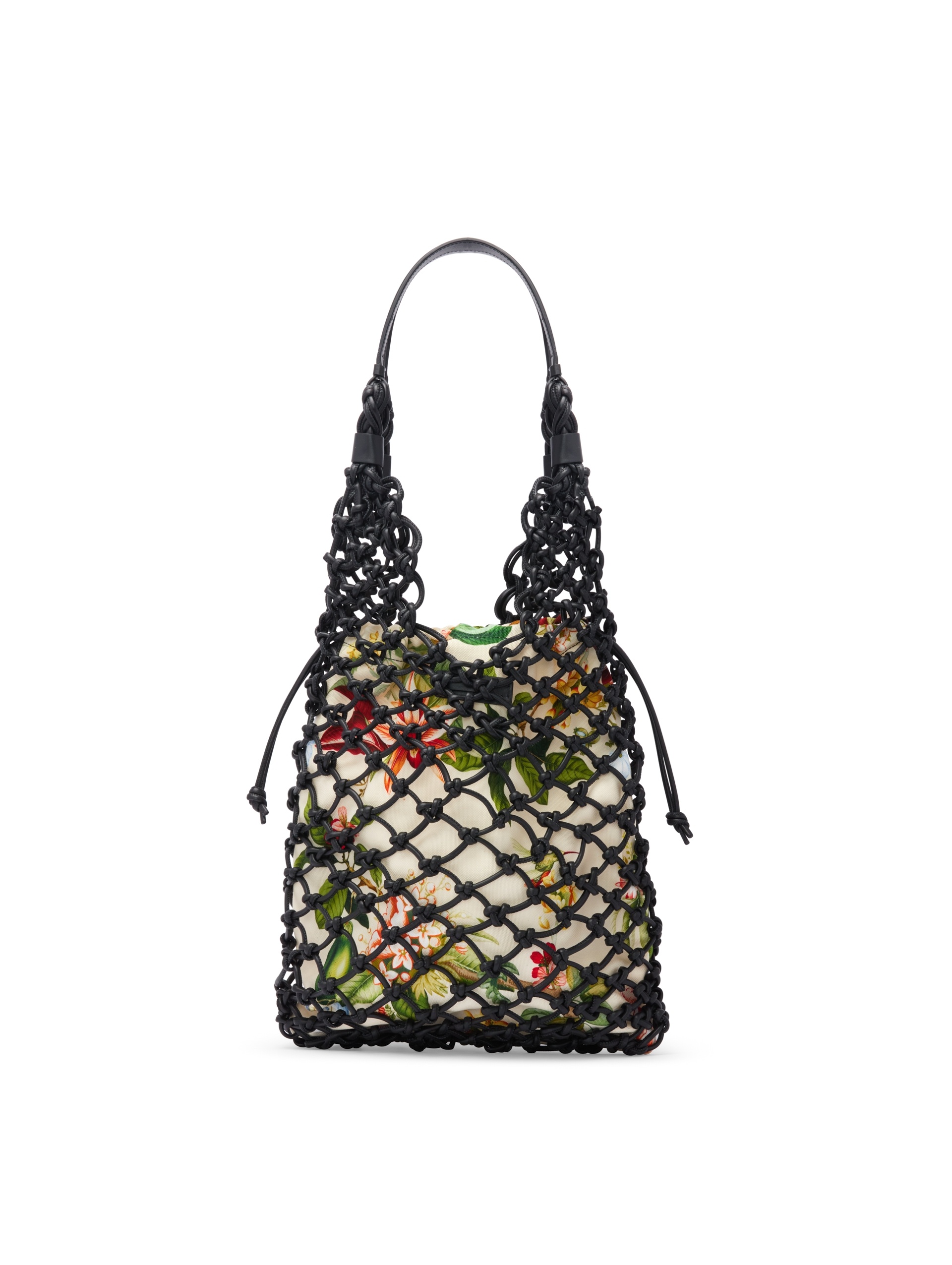 FLORA & FAUNA LARGE KNOTTED LEATHER TOTE - 4