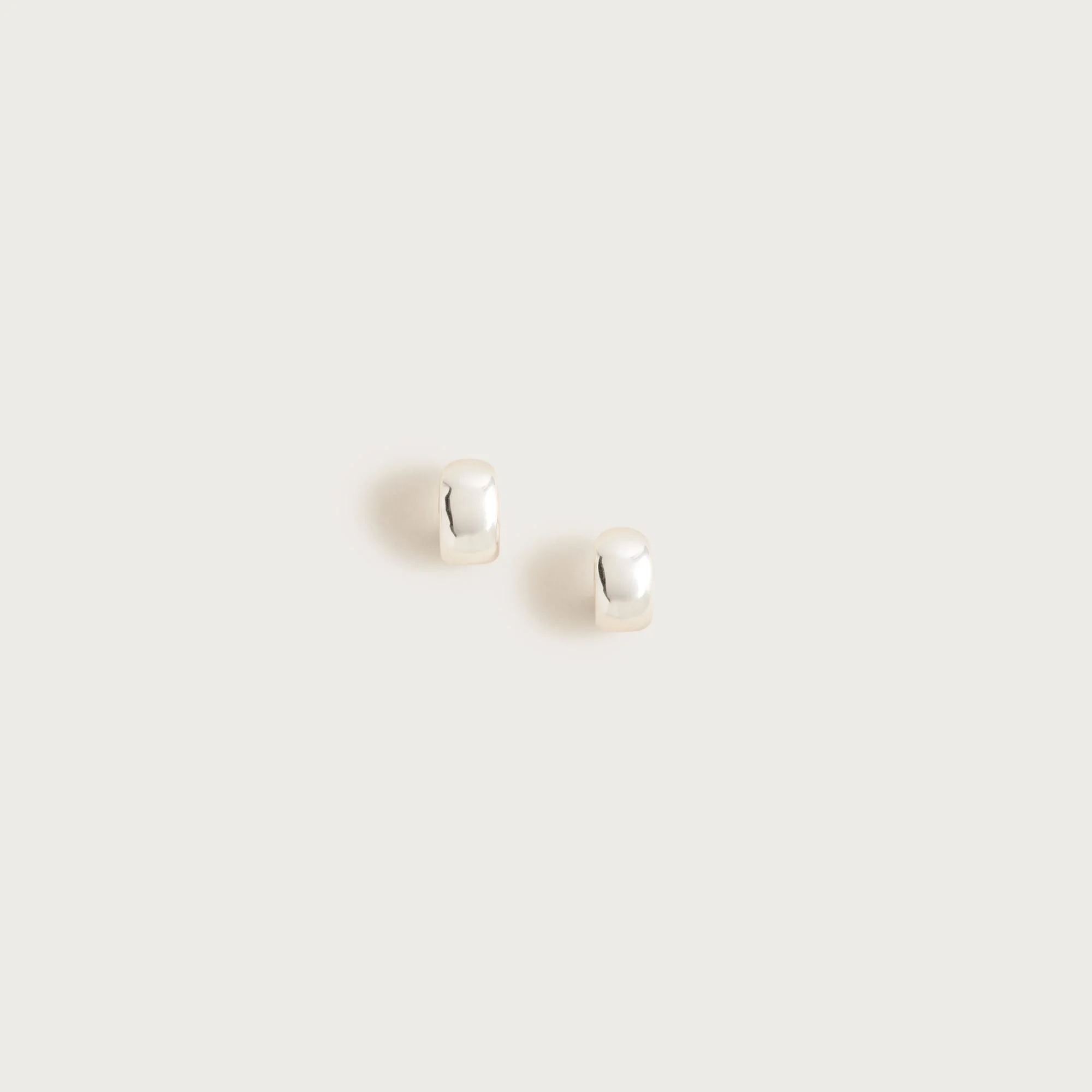 Small huggie hoop earrings - 1