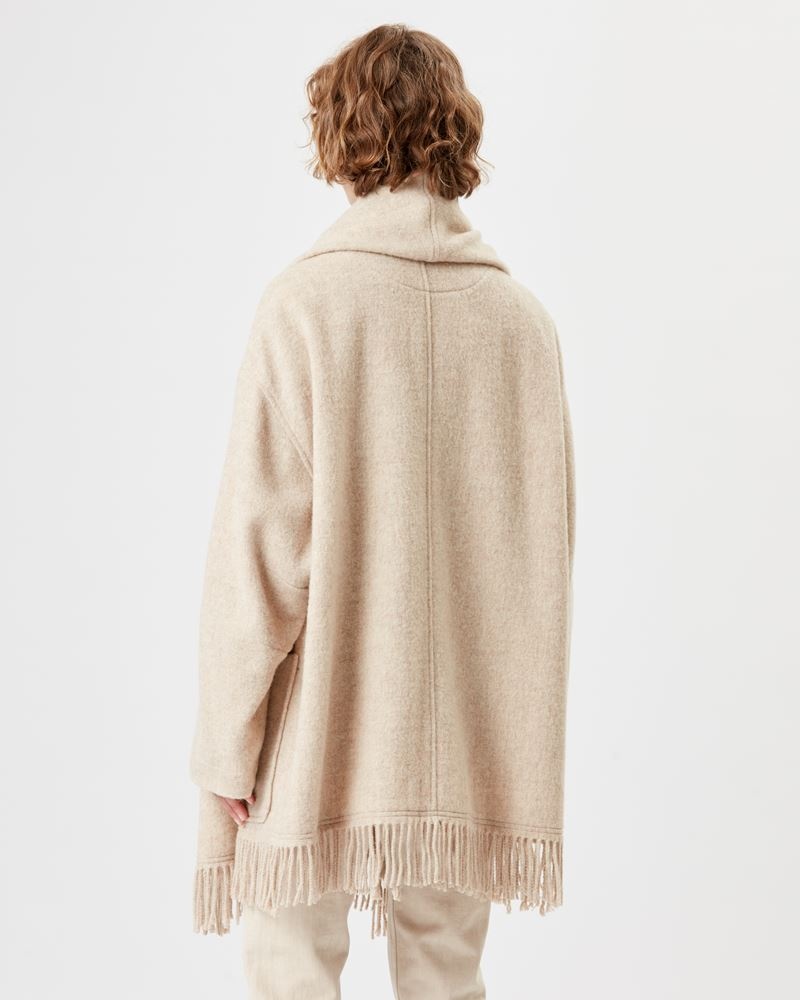 FATY FRINGES WOOL COAT - 5