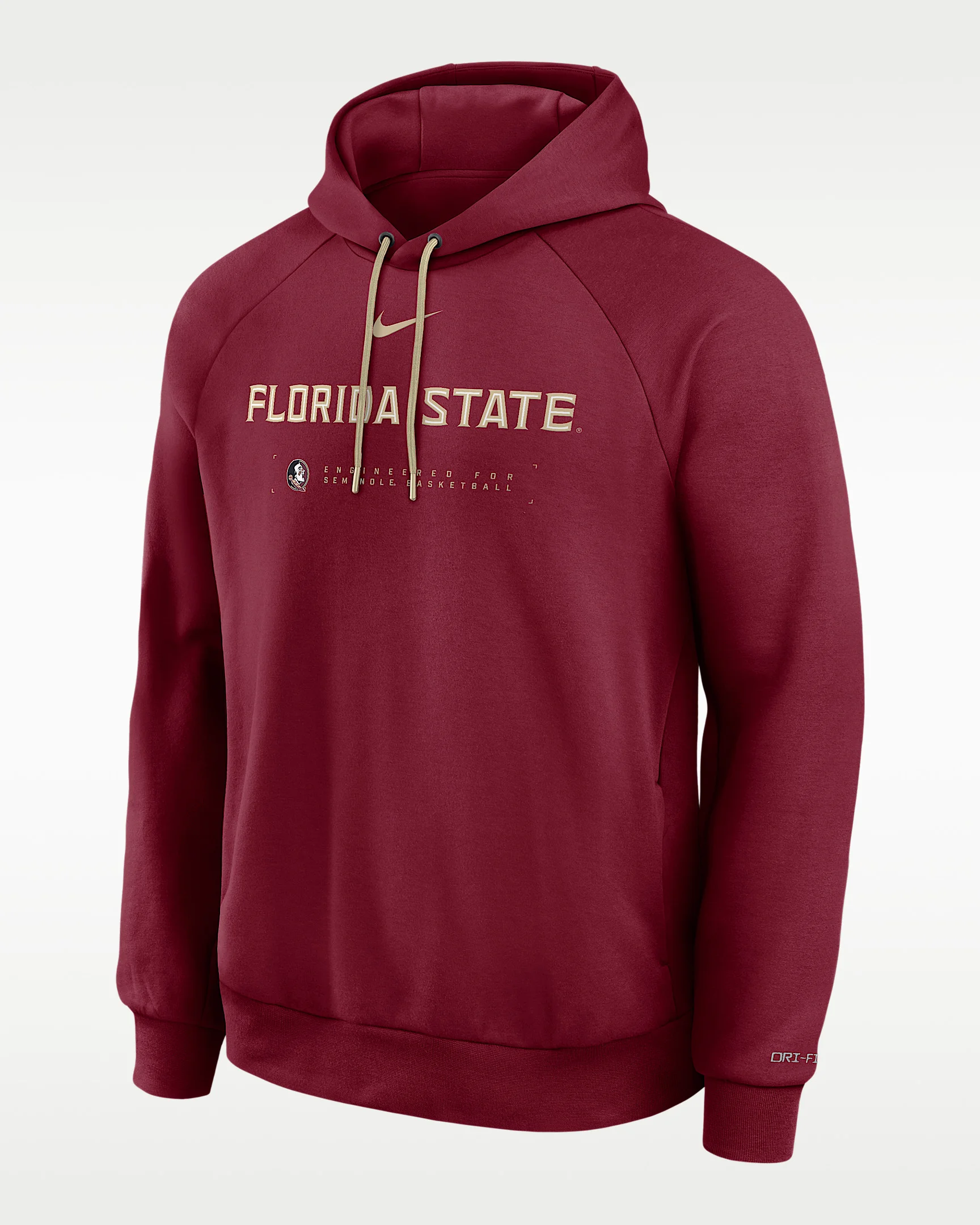 Florida State Courtside Basketball Practice Men's Nike Dri-FIT Pullover Hoodie - 1
