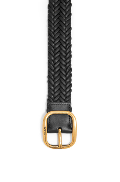 Loewe Rounded soft woven belt in calfskin outlook