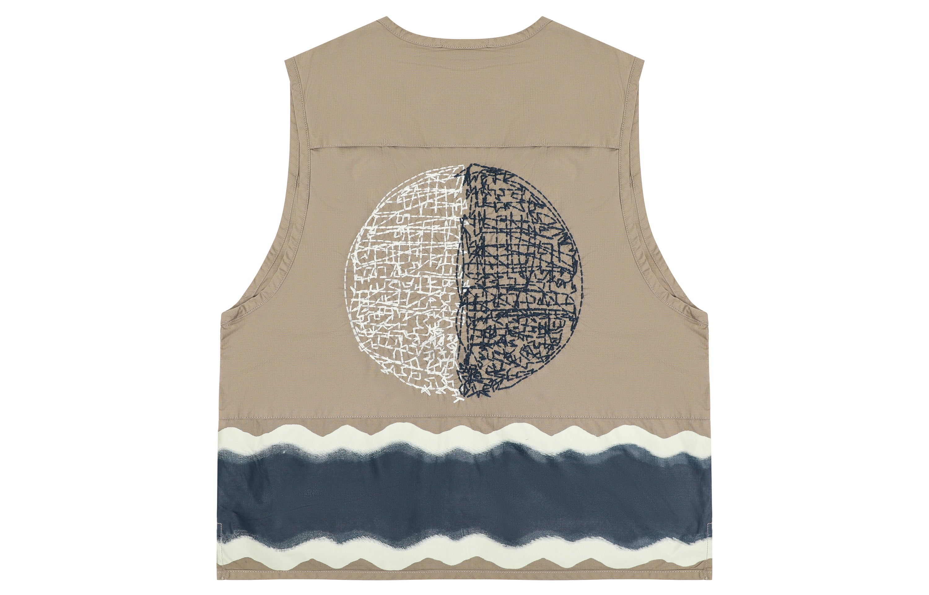 Vans x Rokit Waltonian Vest 'Khaki' VN0005XAKHK - 2