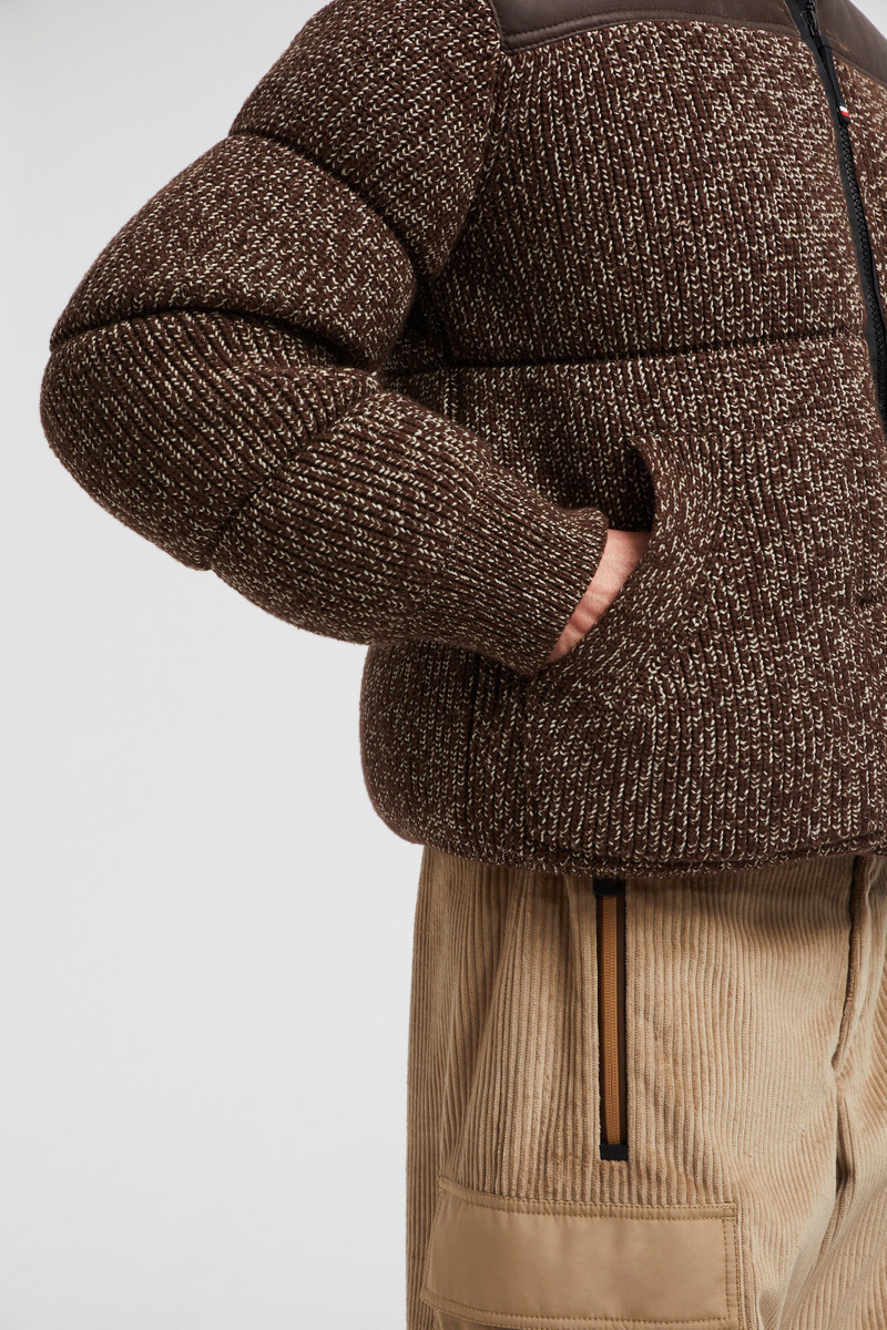 Kochel Wool & Shearling Short Down Jacket 7