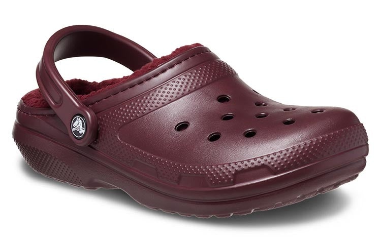 Crocs Classic Lined Clogs 'Dark Cherry' 203591-6WD - 3
