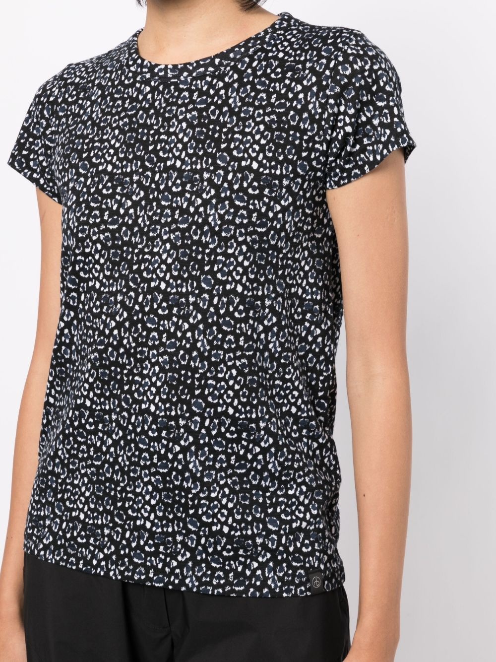 leopard-print short-sleeved T-shirt - 5