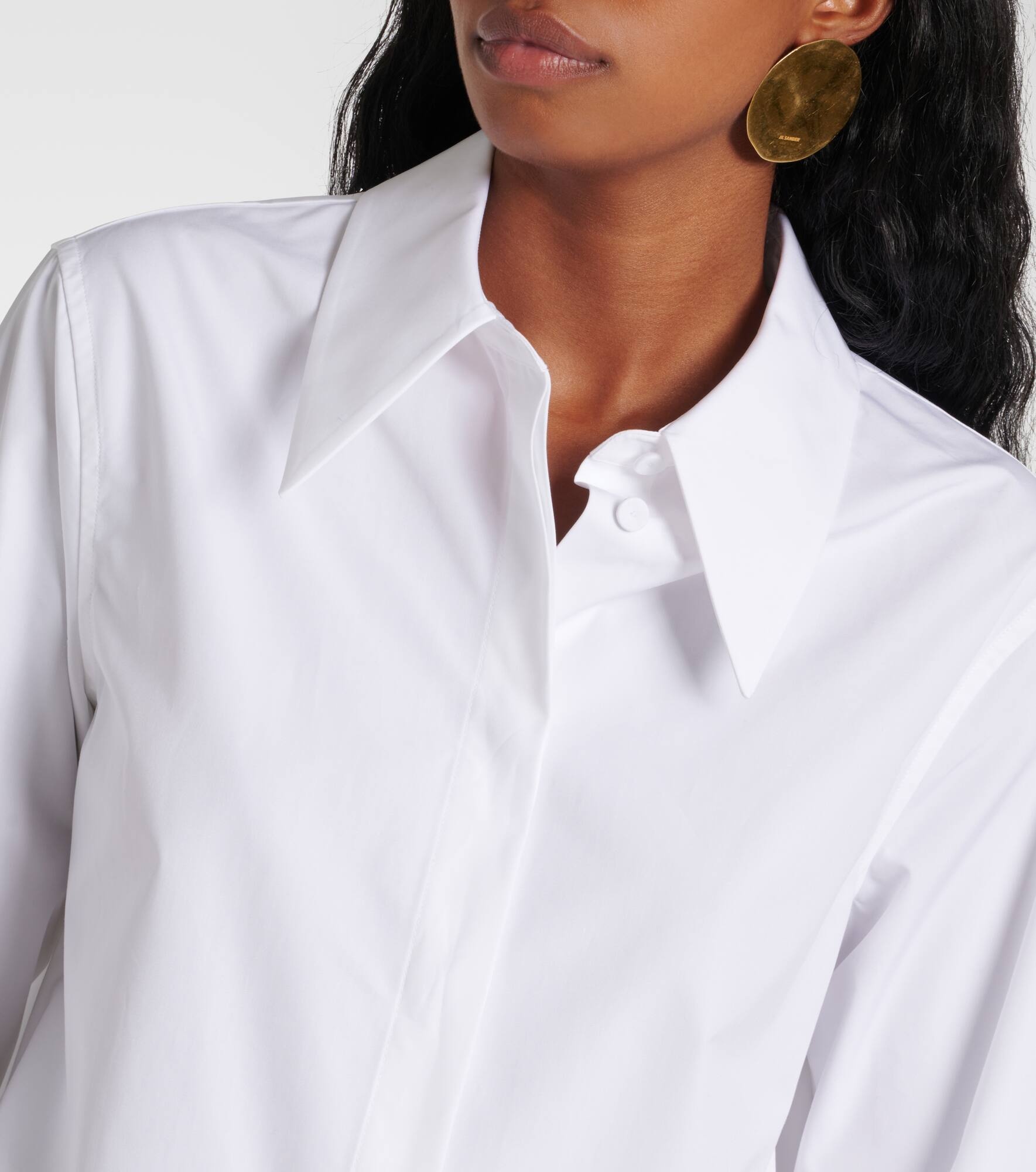 Cotton poplin shirt - 4
