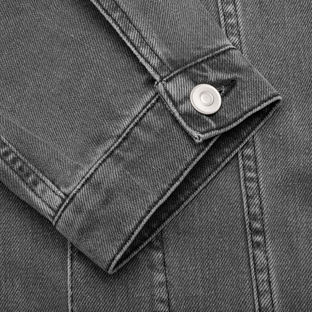 MARK FLOOD SQUARE DENIM JACKET - WASHED BLACK - 6