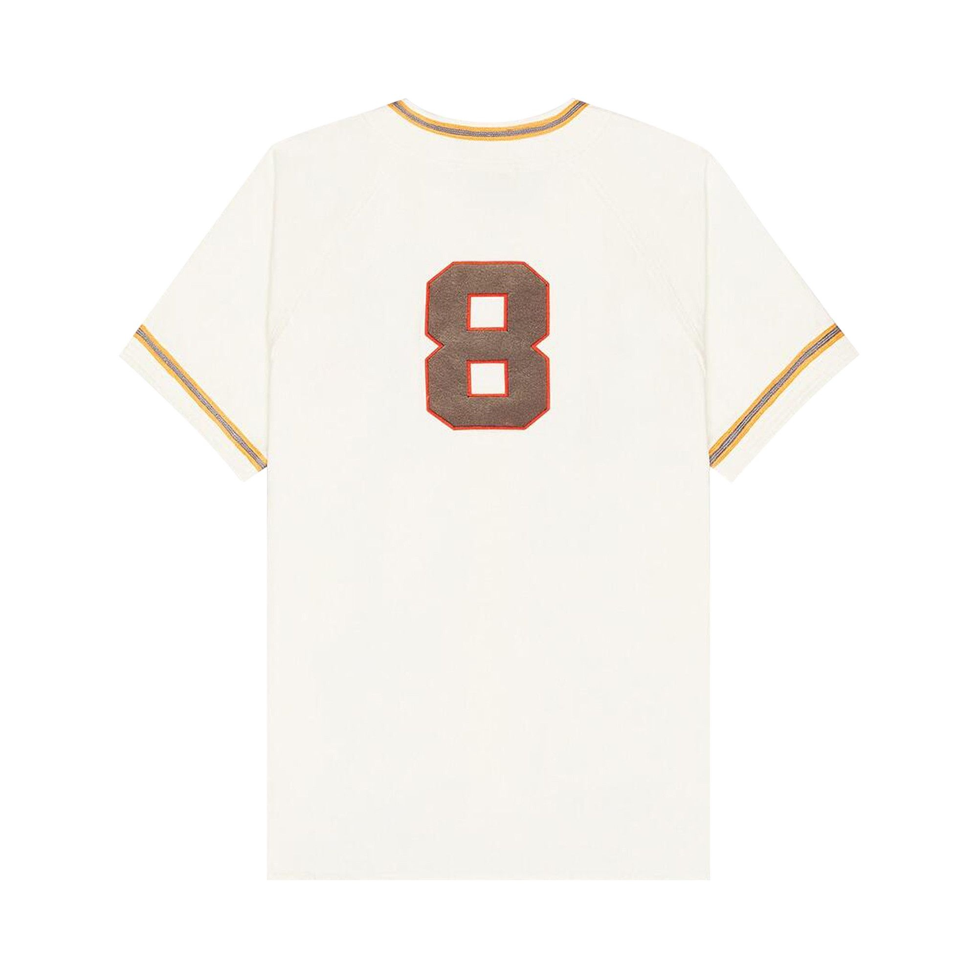 Bode Baseball Shirt 'White/Multicolor' - 2