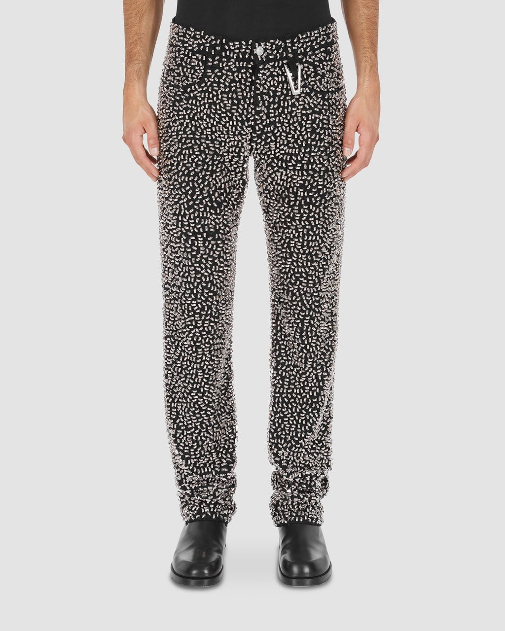MENS STUDDED 6 POCKET JEANS MADE TO ORDER - 2