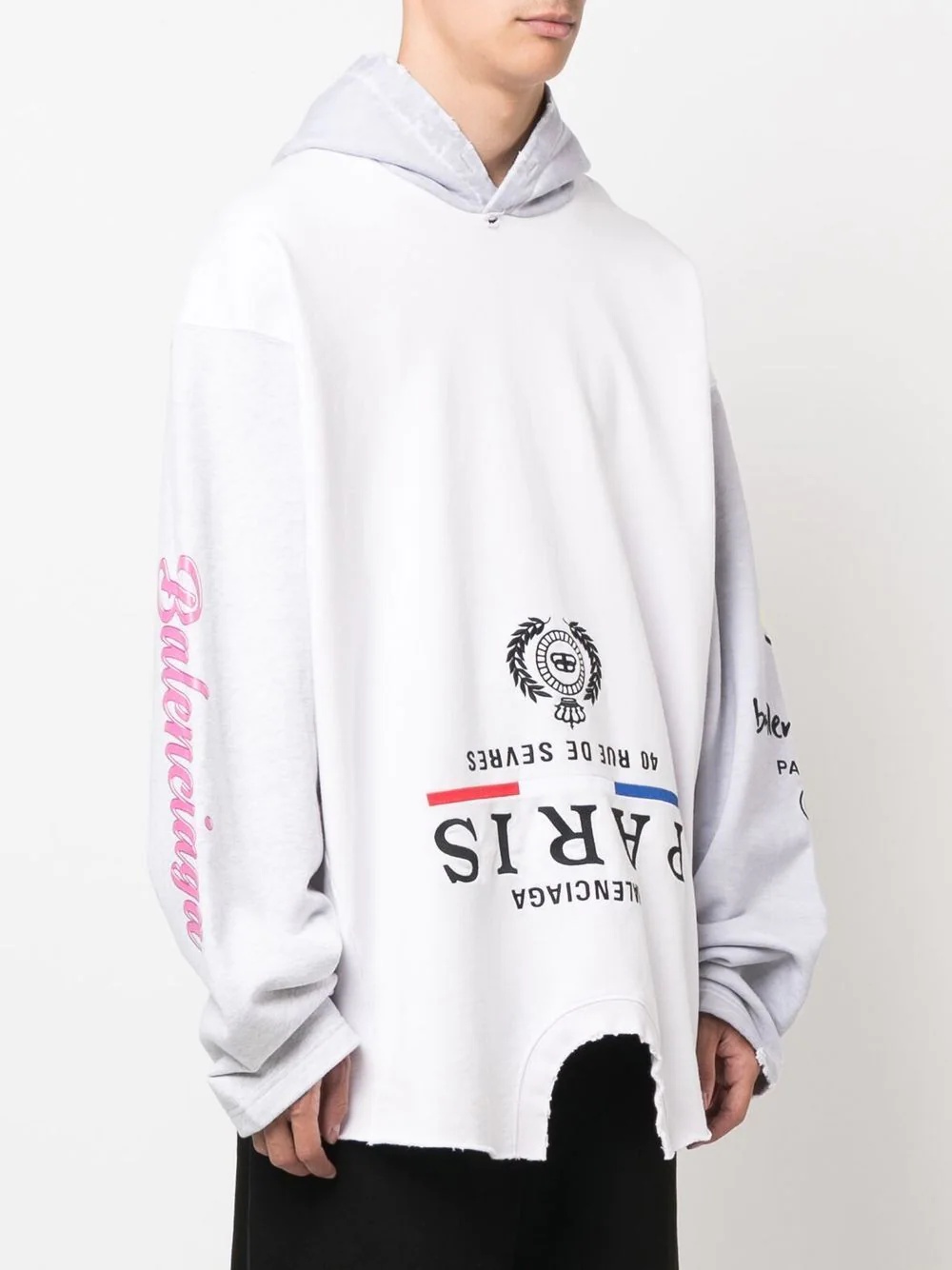 Upside Down Paris oversized hoodie - 3