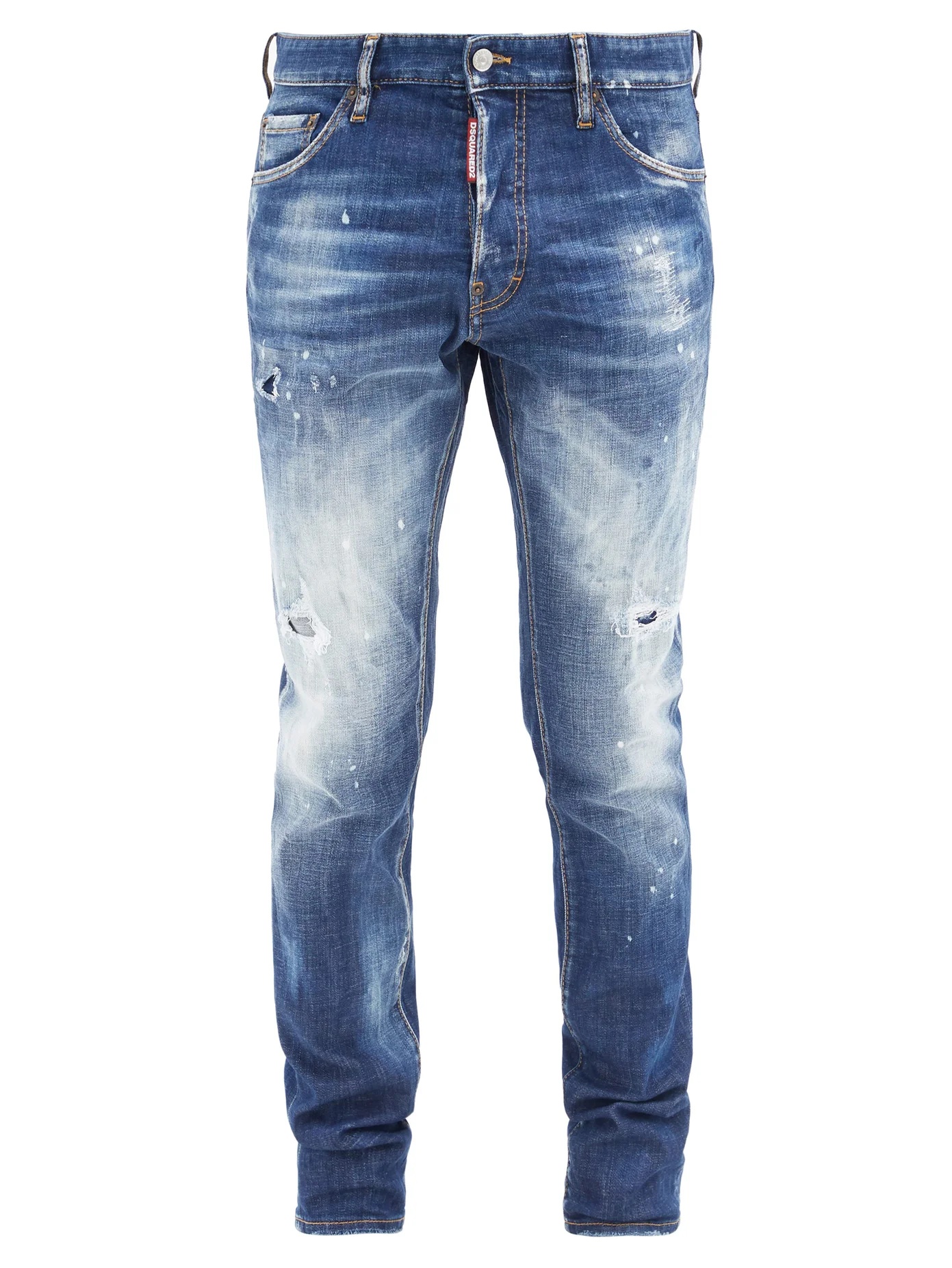 Cool Guy distressed slim-leg jeans - 1