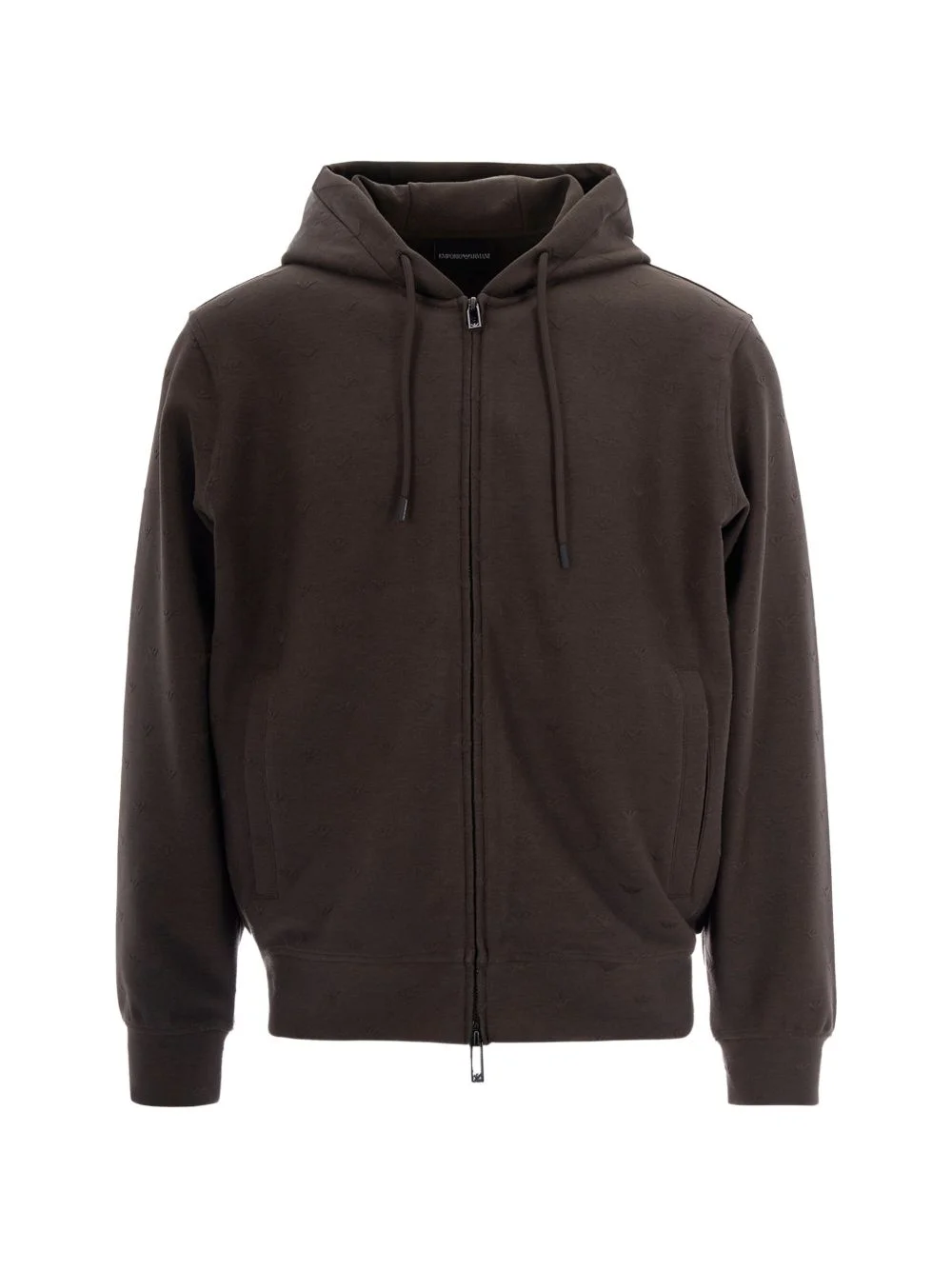 Eagle jacquard hoodie - 1