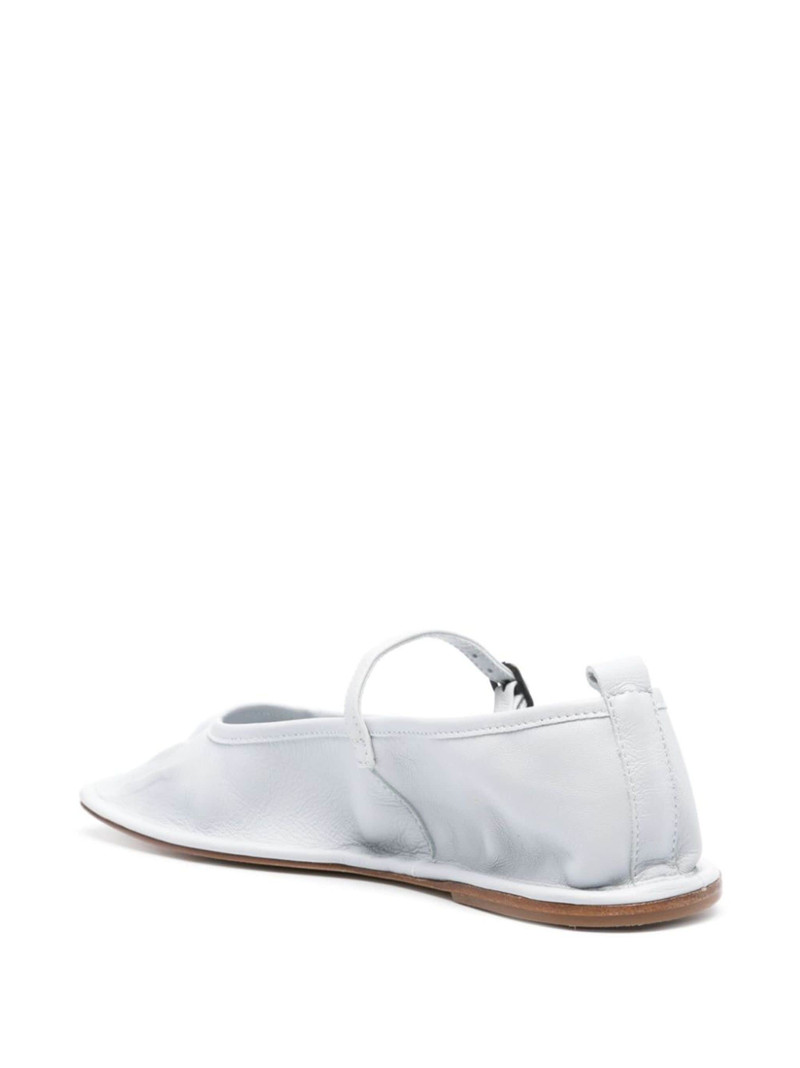 HEREU Dansa leather ballerina shoes outlook