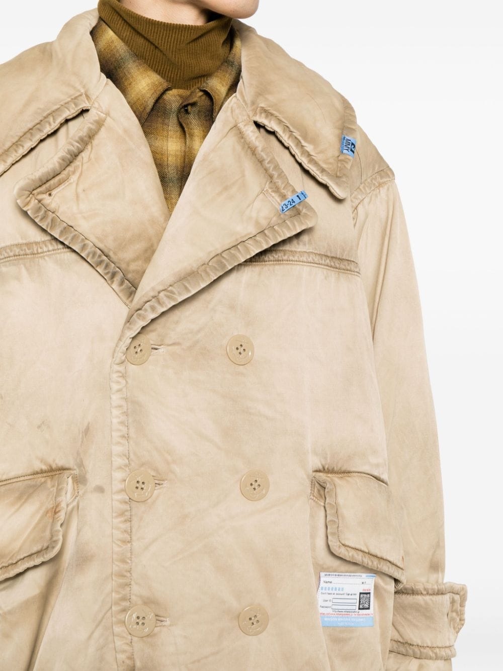 double-breasted peacoat - 5