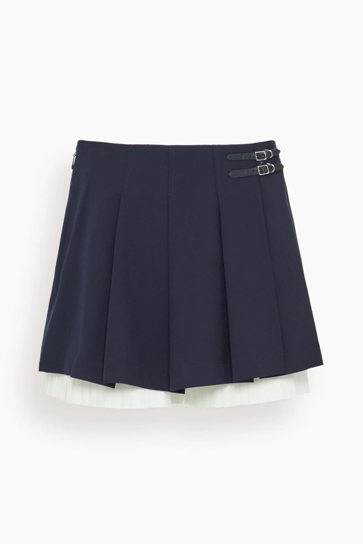 Suzie Pleated Skort in Midnight - 1