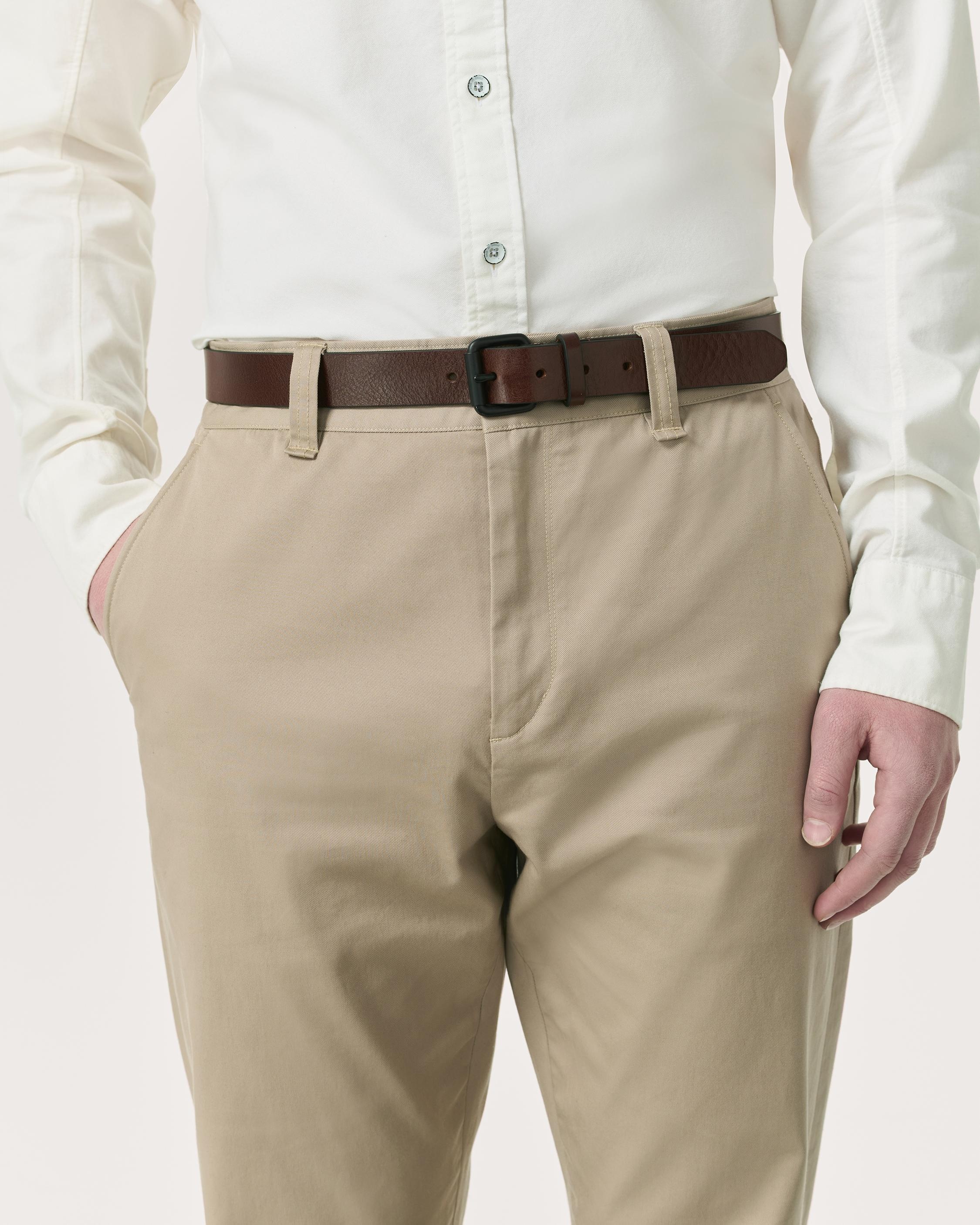 Liam Italian Leather Belt - 2