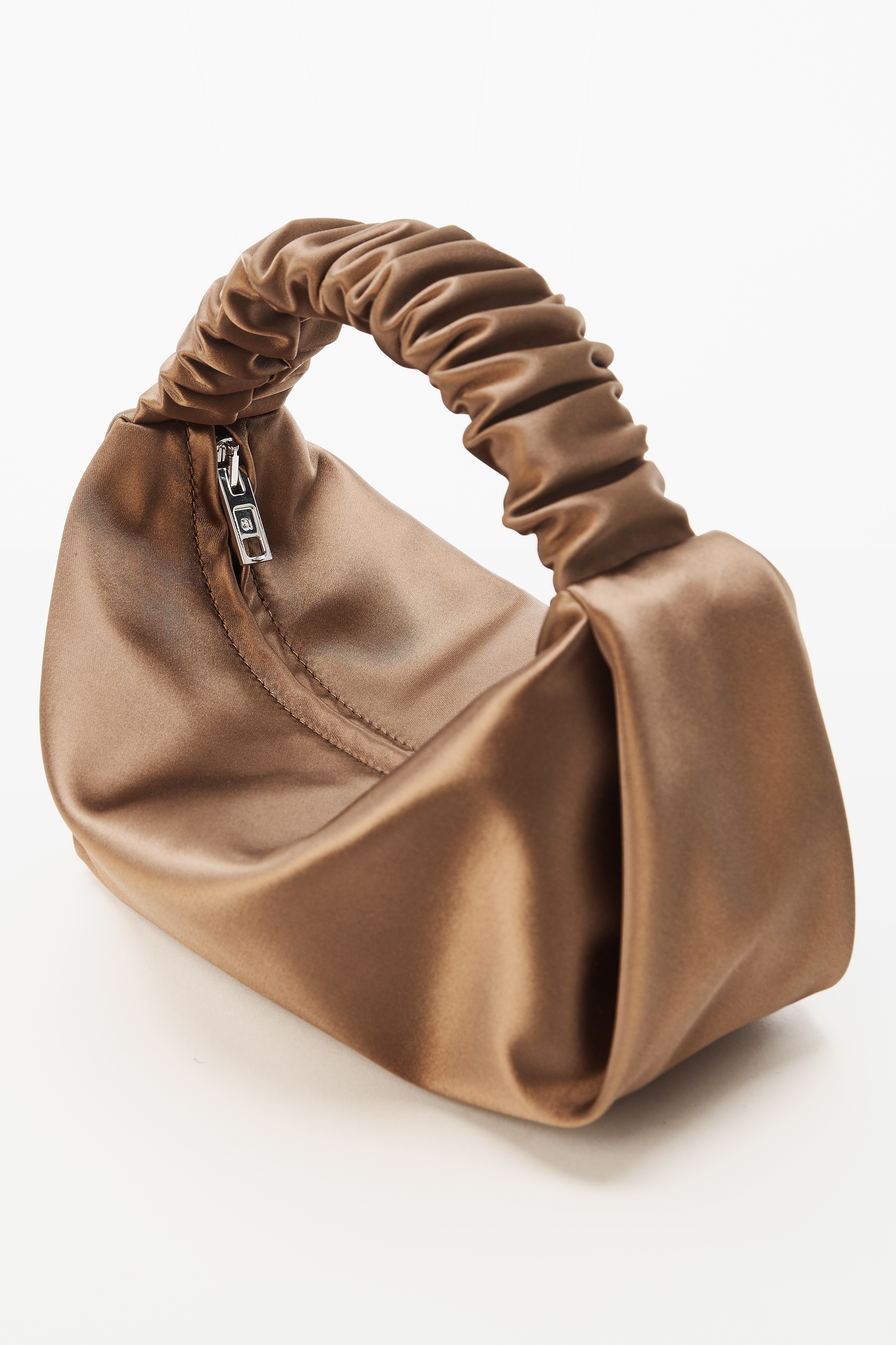 SCRUNCHIE MINI BAG IN SATIN - 2
