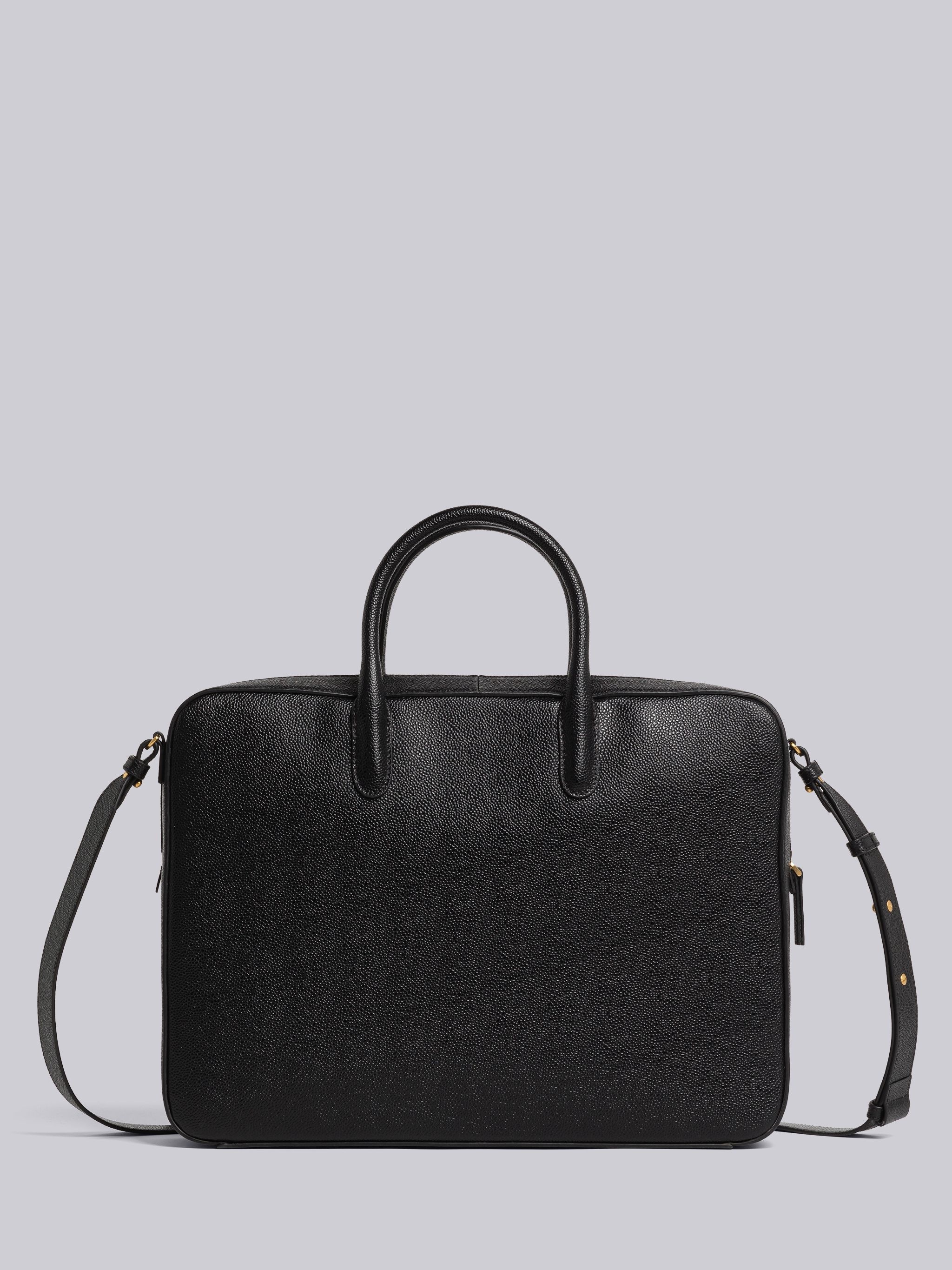 Pebble Grain Leather Business Bag - 4