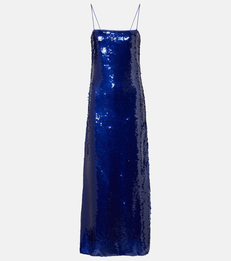 Sequined maxi dress 1