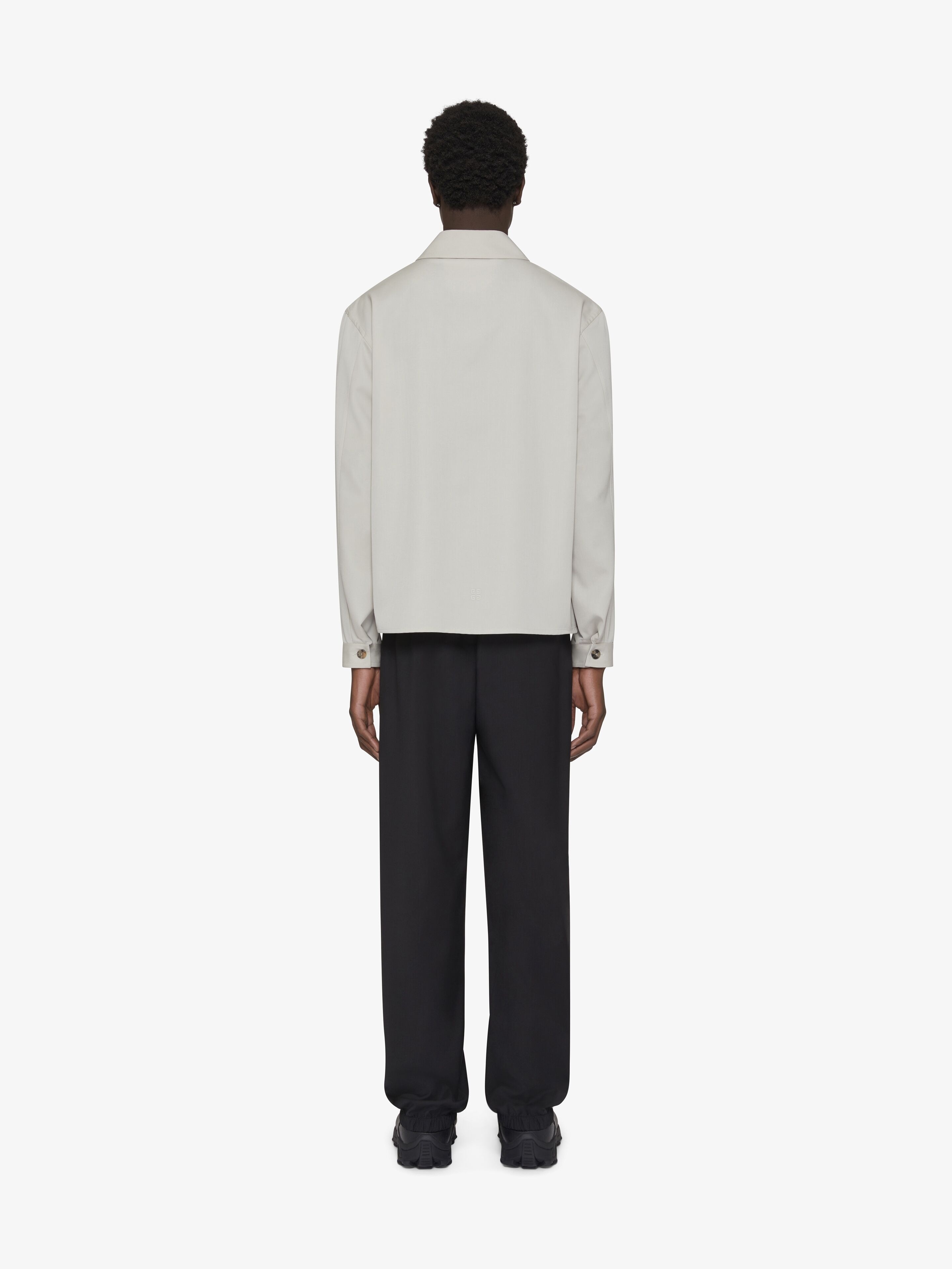 OVERSHIRT IN DOUBLE FACE WOOL - 4