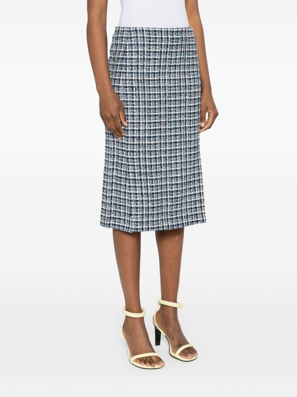 tweed midi skirt - 3
