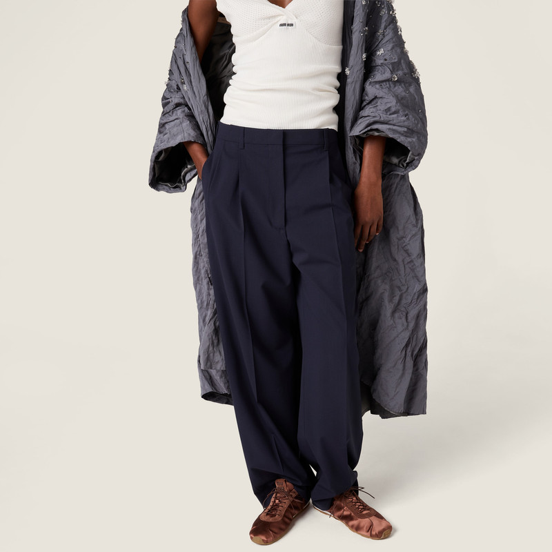 Miu Miu Plume satin sneakers outlook