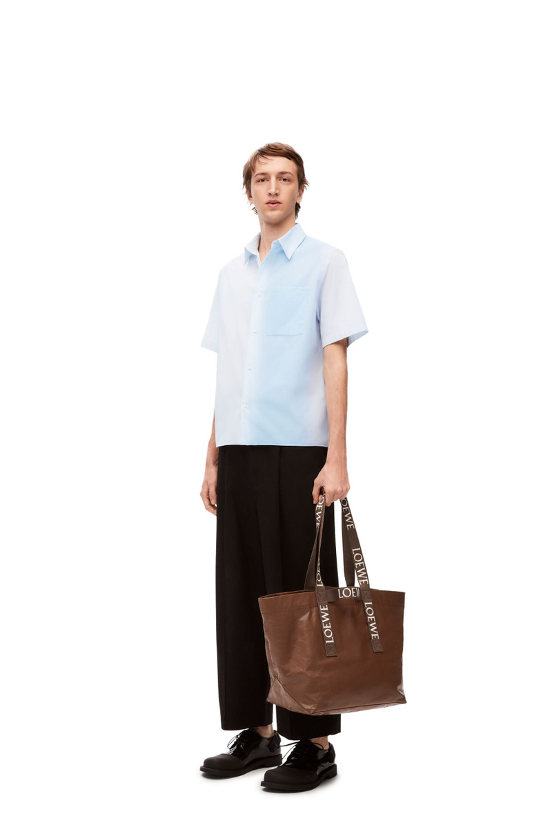 Loewe Short sleeve shirt in striped cotton outlook