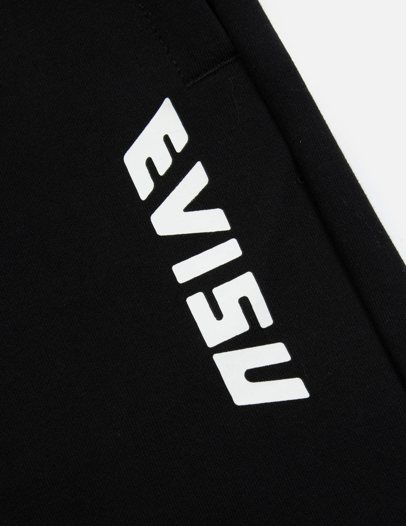 LUCKY CAT AND TAIKO DARUMA-PATTERN DAICOCK PRINT SWEAT SHORTS 10