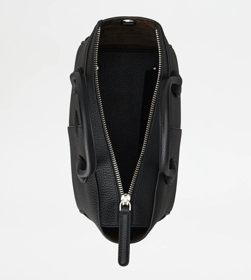 TOD'S DI BAG IN LEATHER SMALL - BLACK 4