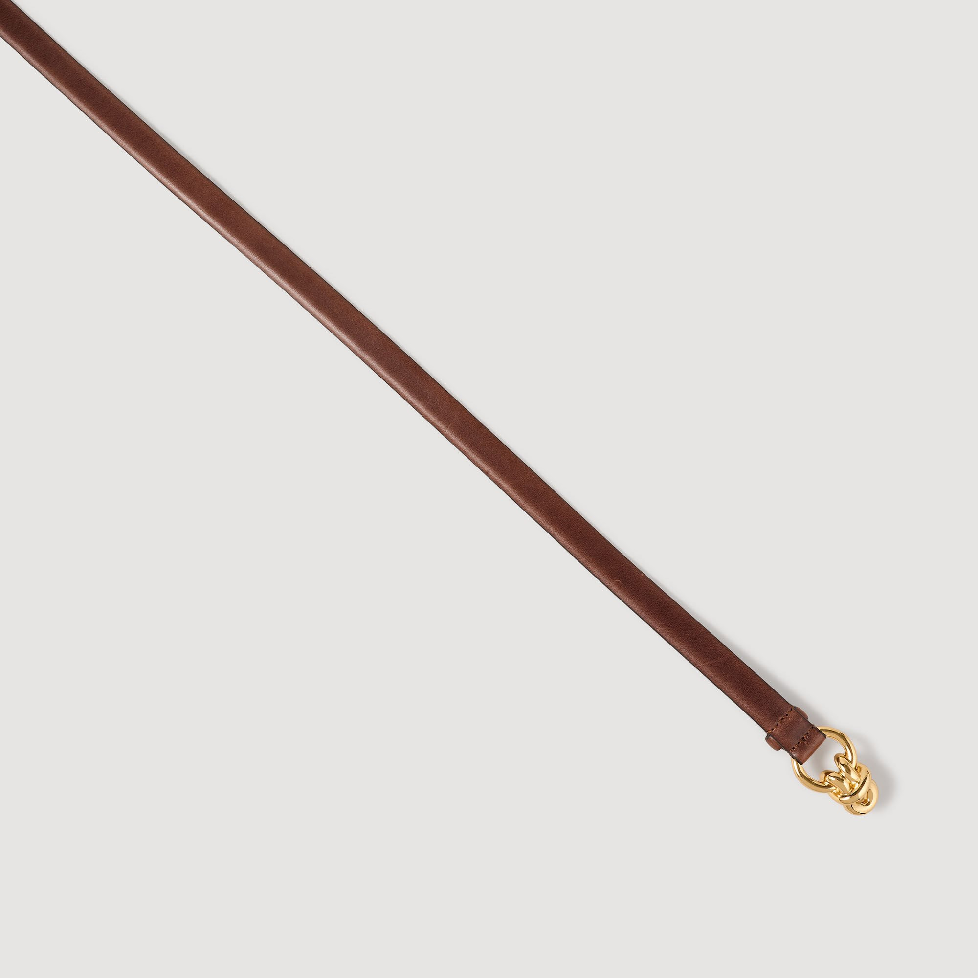 SLIM LEATHER BELT - 2