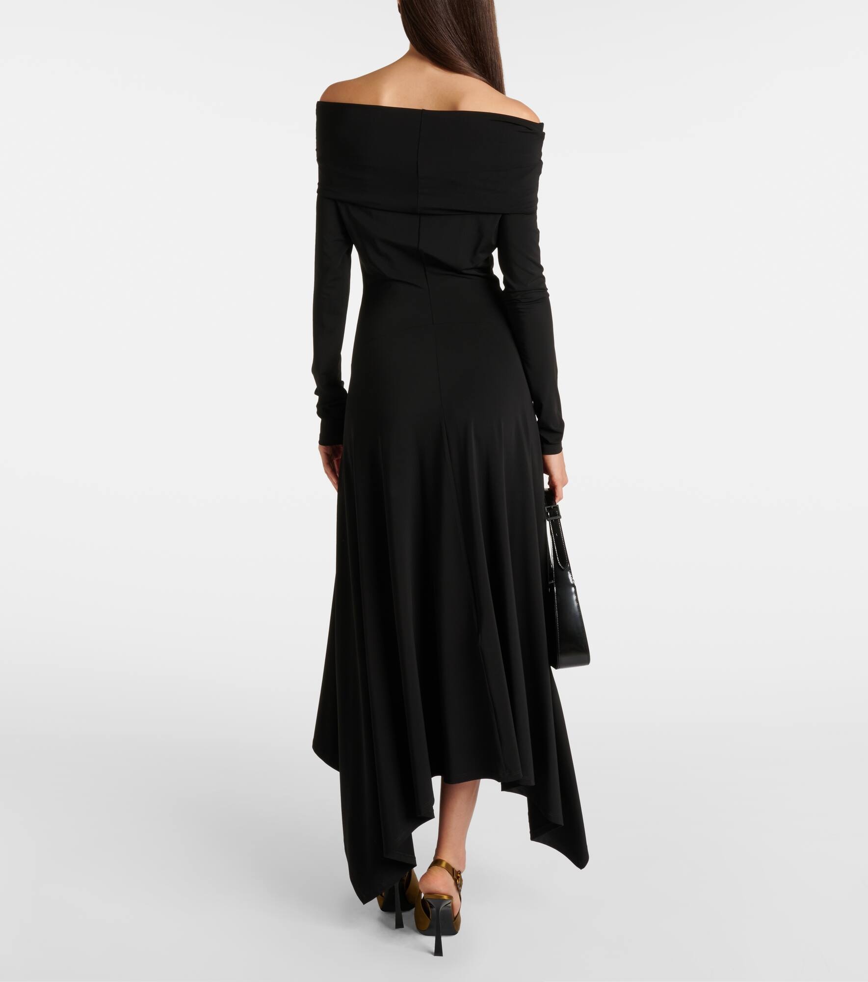 Gerla off-shoulder jersey maxi dress - 3