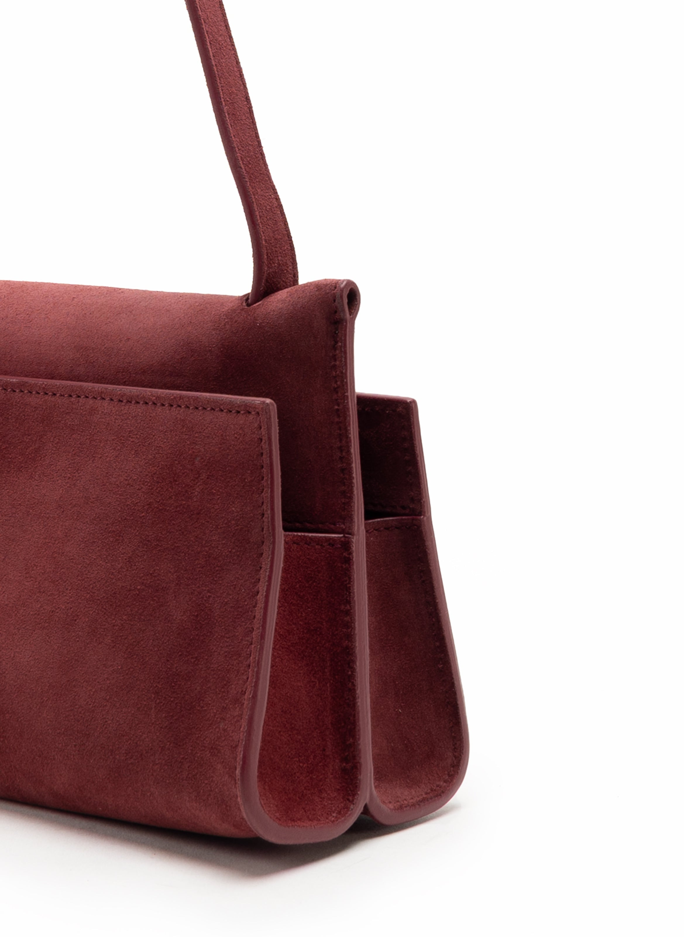 Long Papillon Suede Burgundy - 3