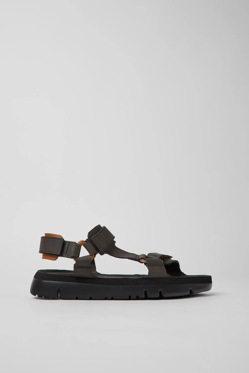 Oruga Brown leather sandals for men - 1