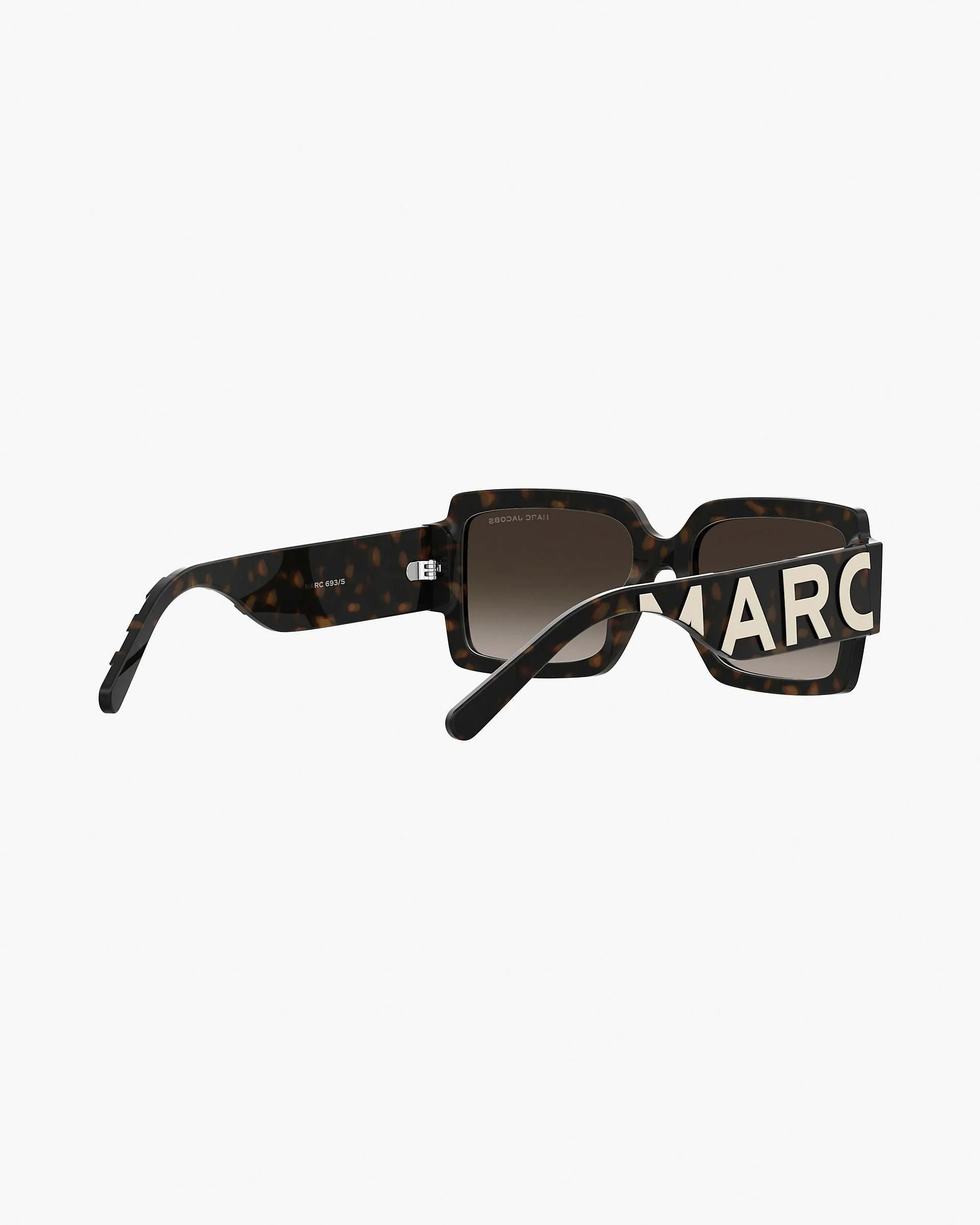 Marc Jacobs The Bold Logo Square Sunglasses Marc Jacobs Polarized Wide Temple Square Butterfly  main image 4
