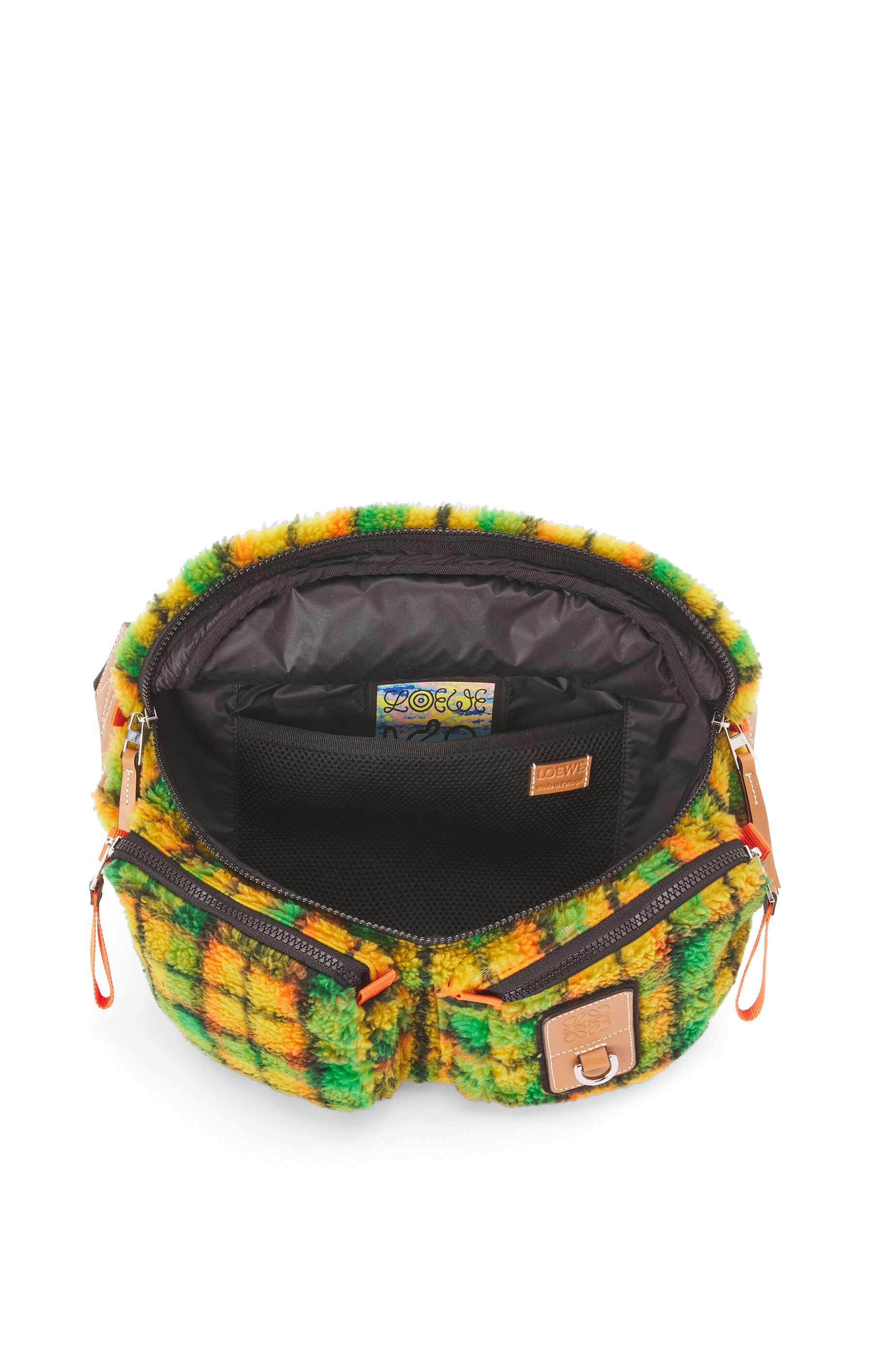 Large bumbag in recycled textile - 4