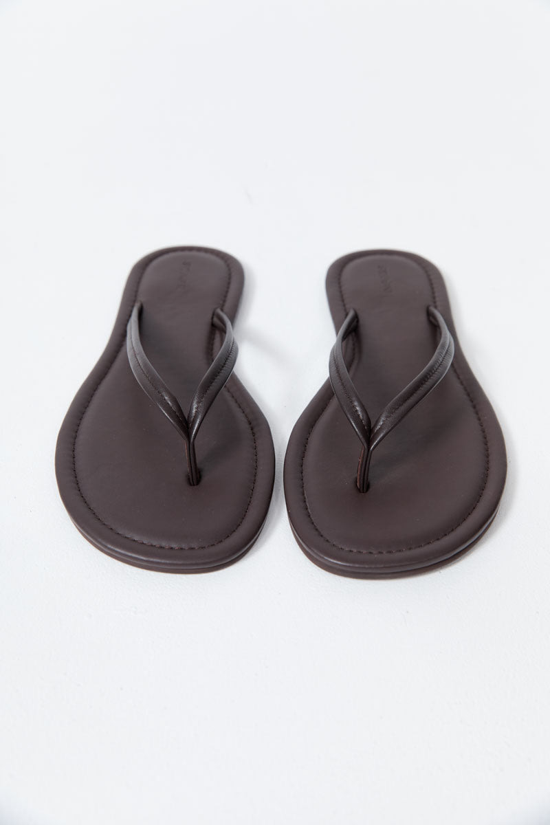 Thong Detail Slide - Coffee - 5