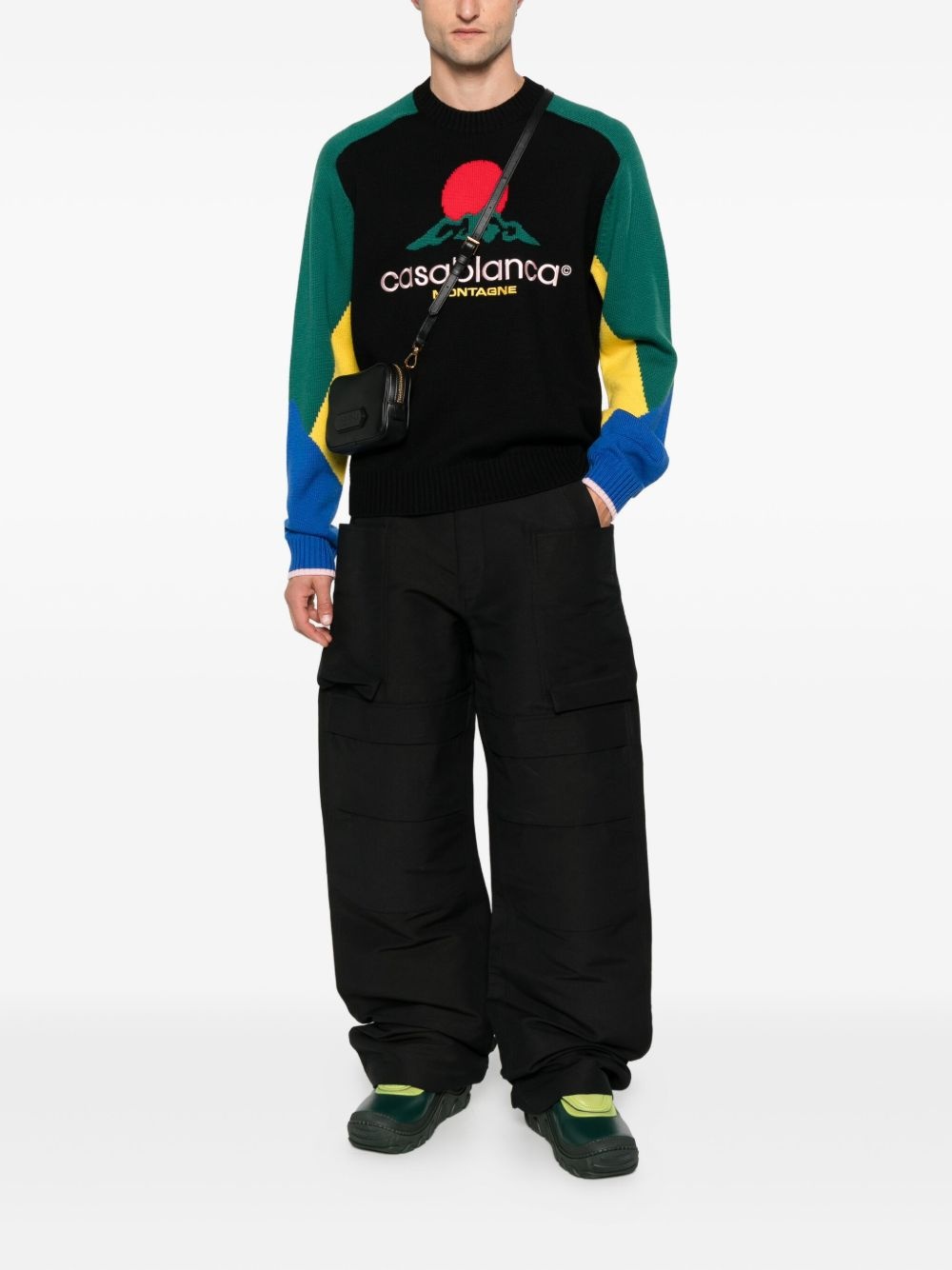 logo-embroidered sweater - 2