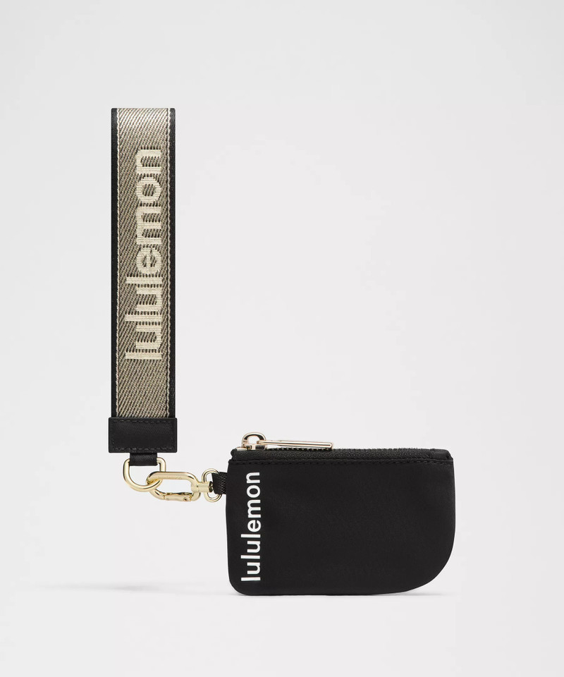 Dual Pouch Wristlet *Metallic Wordmark 3