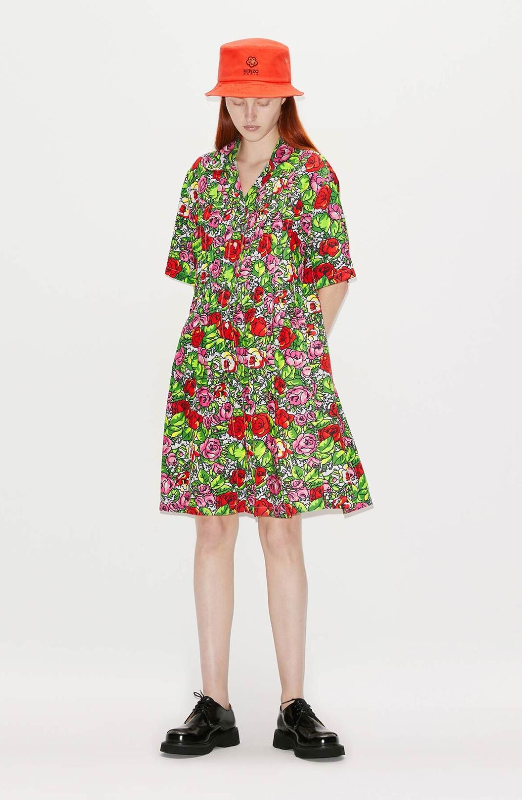 ﻿'Hawaiian Flower' shirt dress - 2