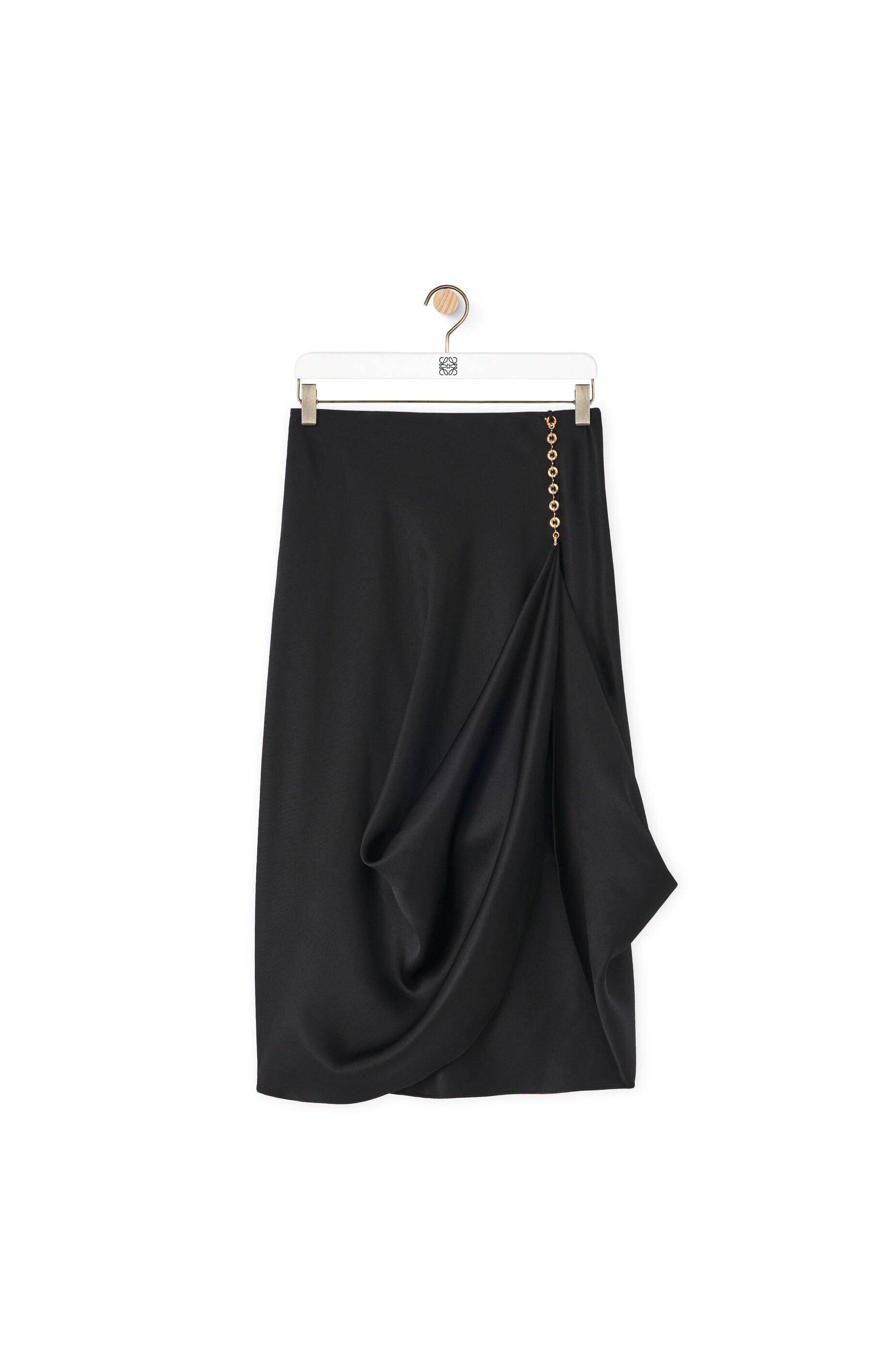 Chain skirt in silk - 1