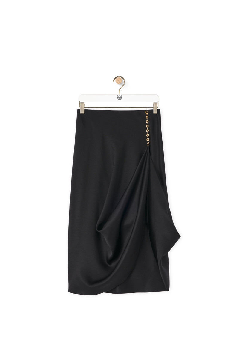Chain skirt in silk 1