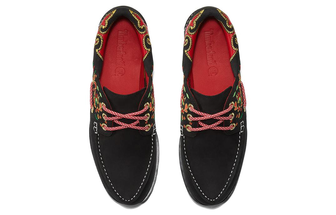 (WMNS) Timberland 3-Holes Boot Shoes x CLOT 'Black' A5Z6UW - 3