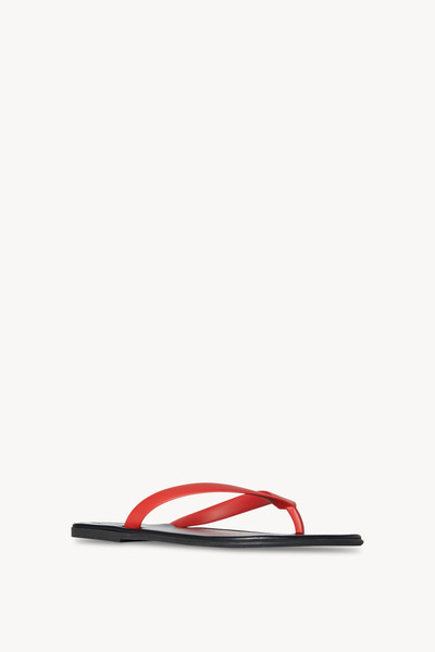 The Row Beach Flip Flop in Rubber outlook