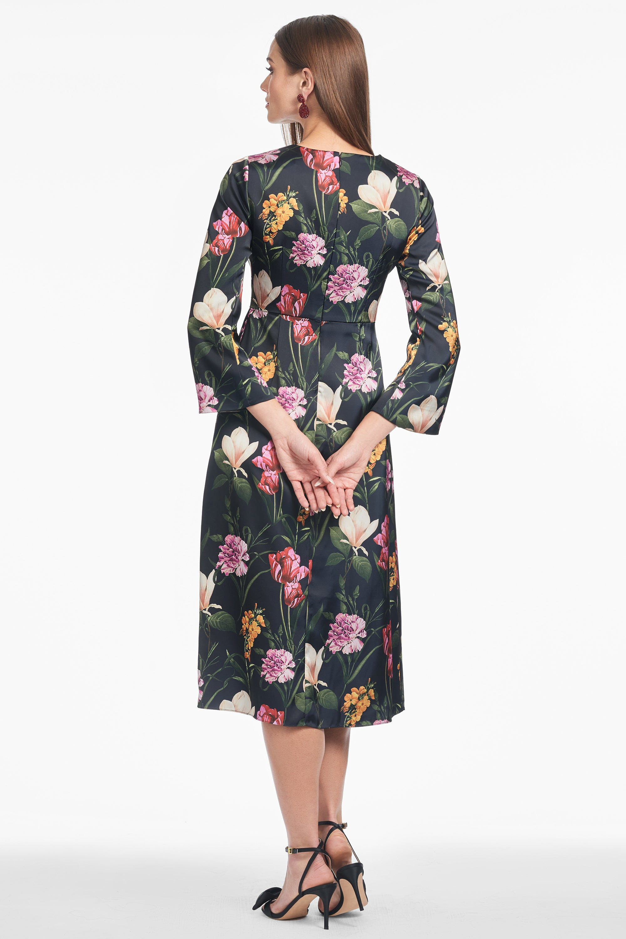 ALEXA DRESS - DARK MIDNIGHT GARDEN - 4